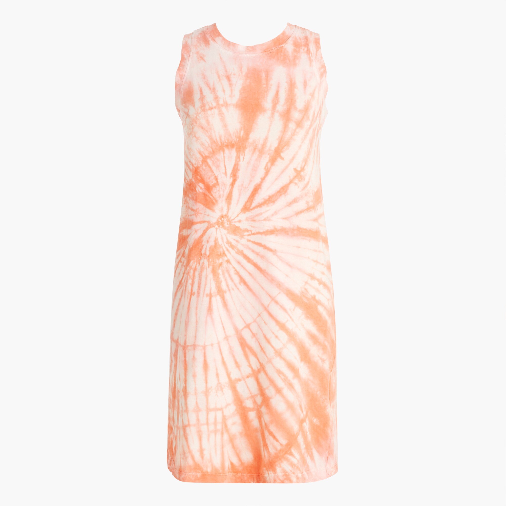Tie-dyed knit tank mini dress