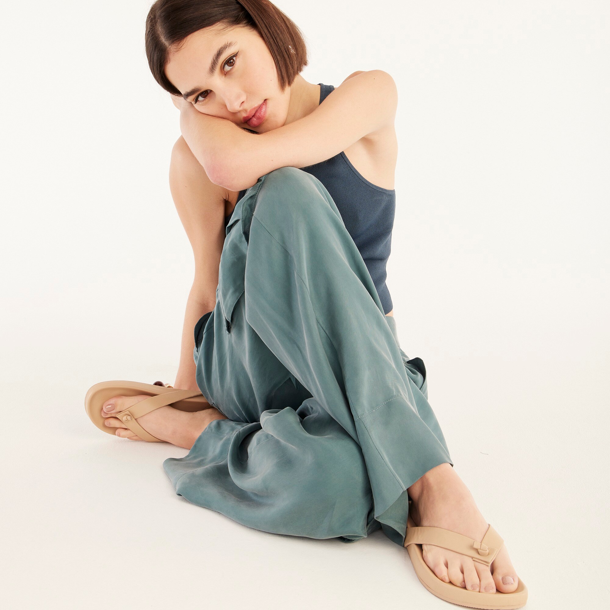 Pacific leather thong sandals