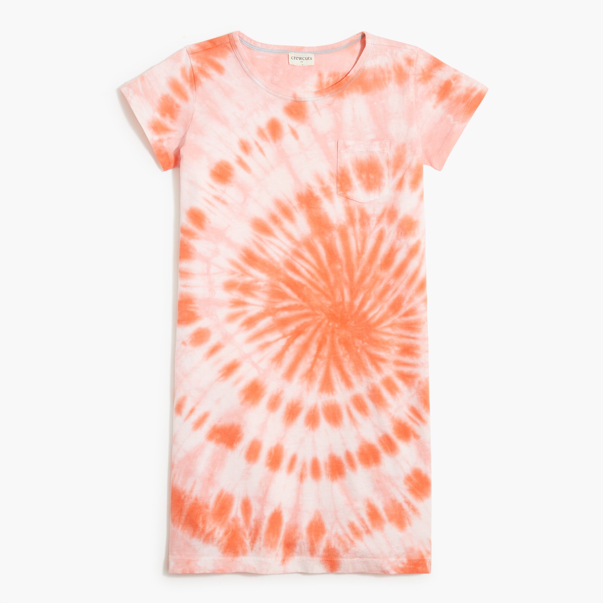 Girls' tie-dyed T-shirt dress
