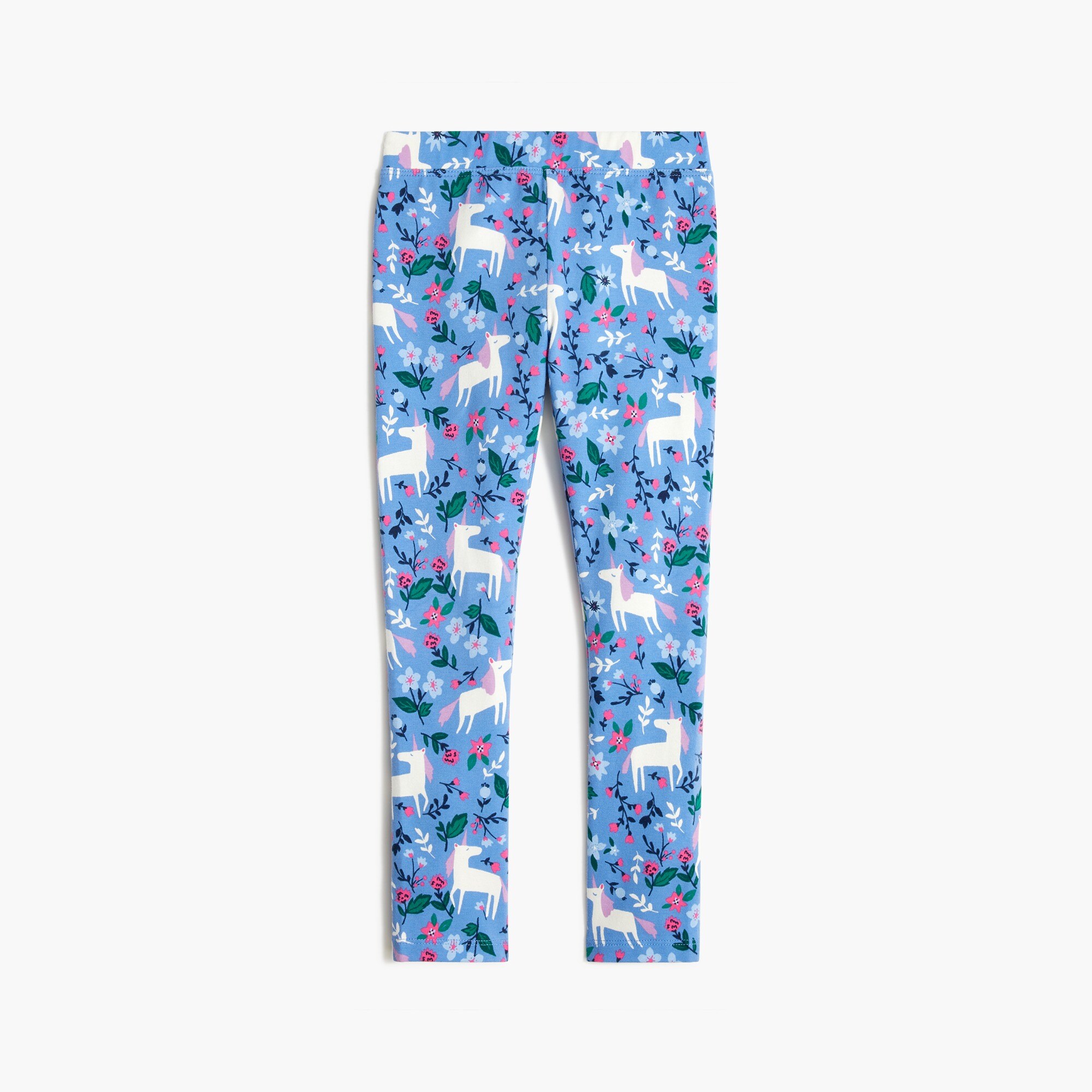 girls' unicorn garden leggings for girls