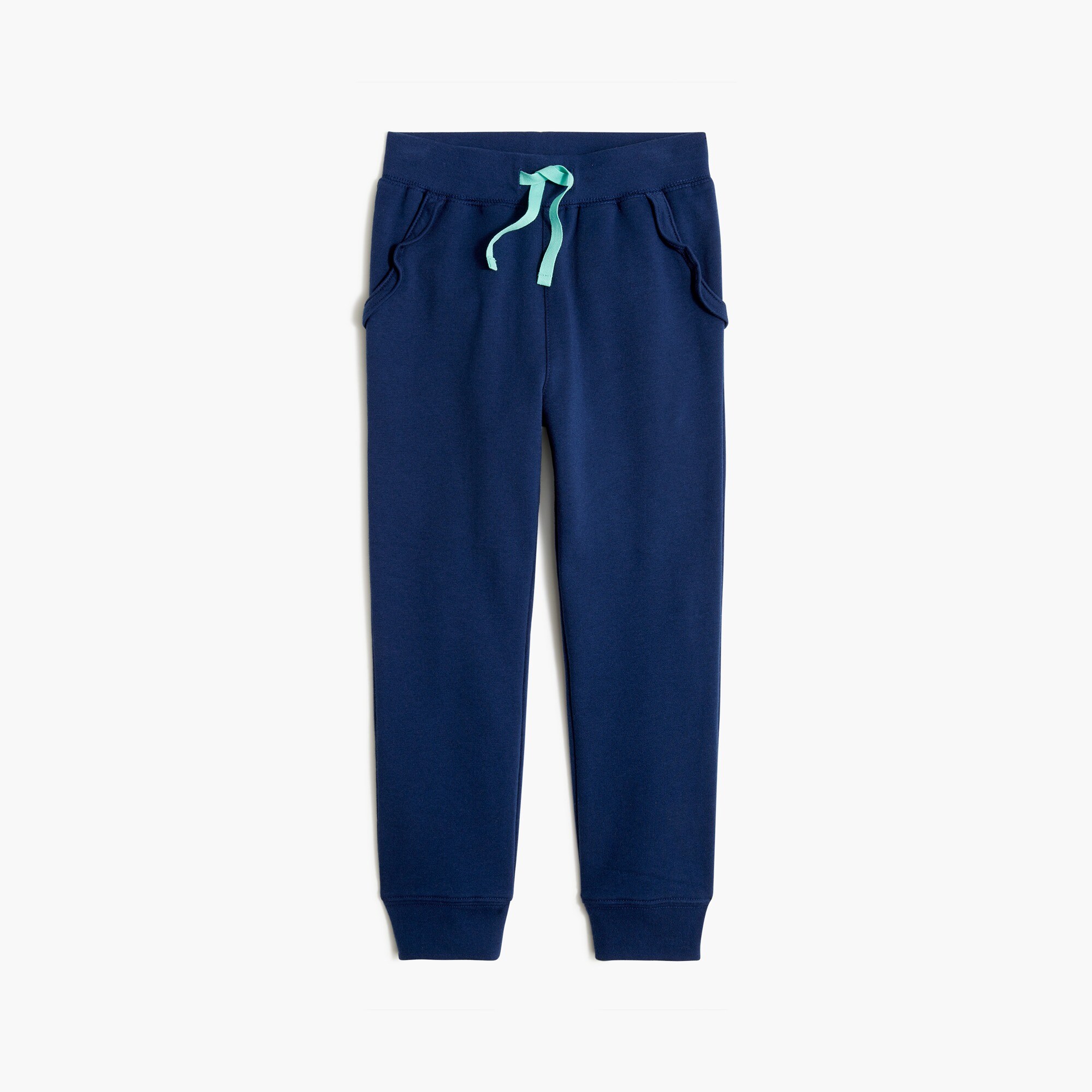 Girls' french terry ruffle sweatpant