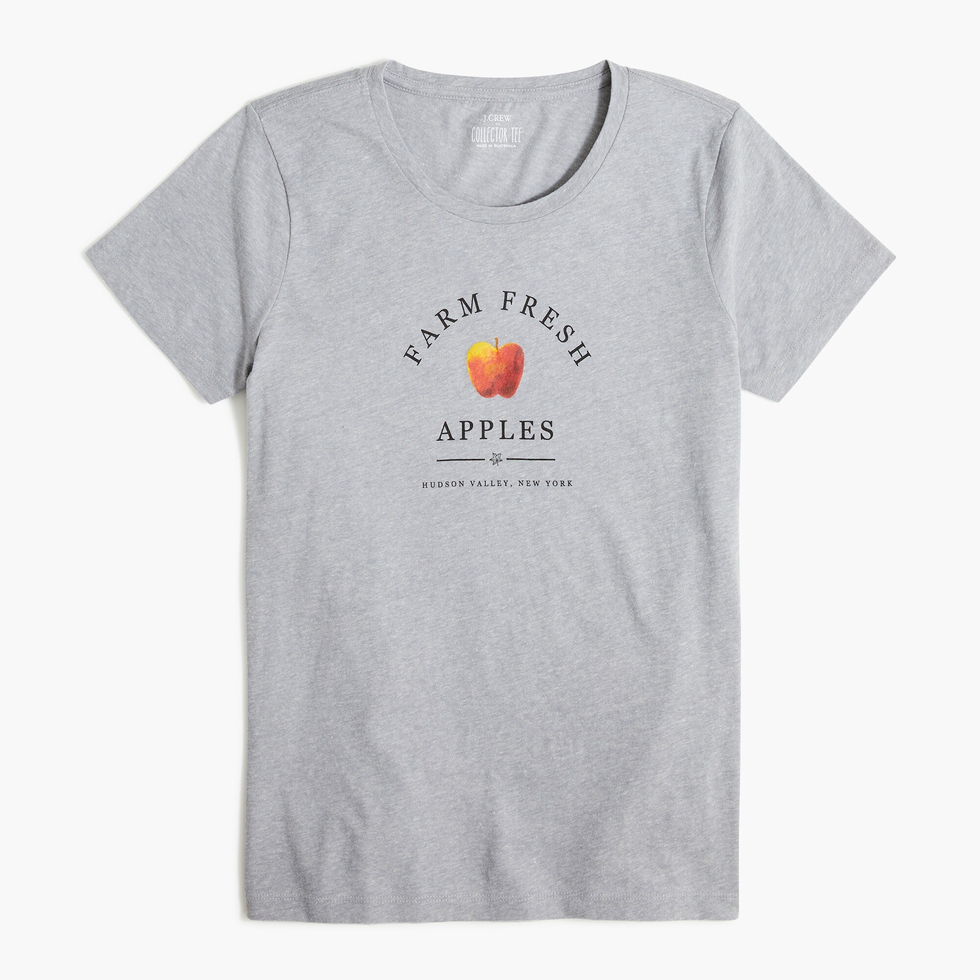 apples graphic tee for women