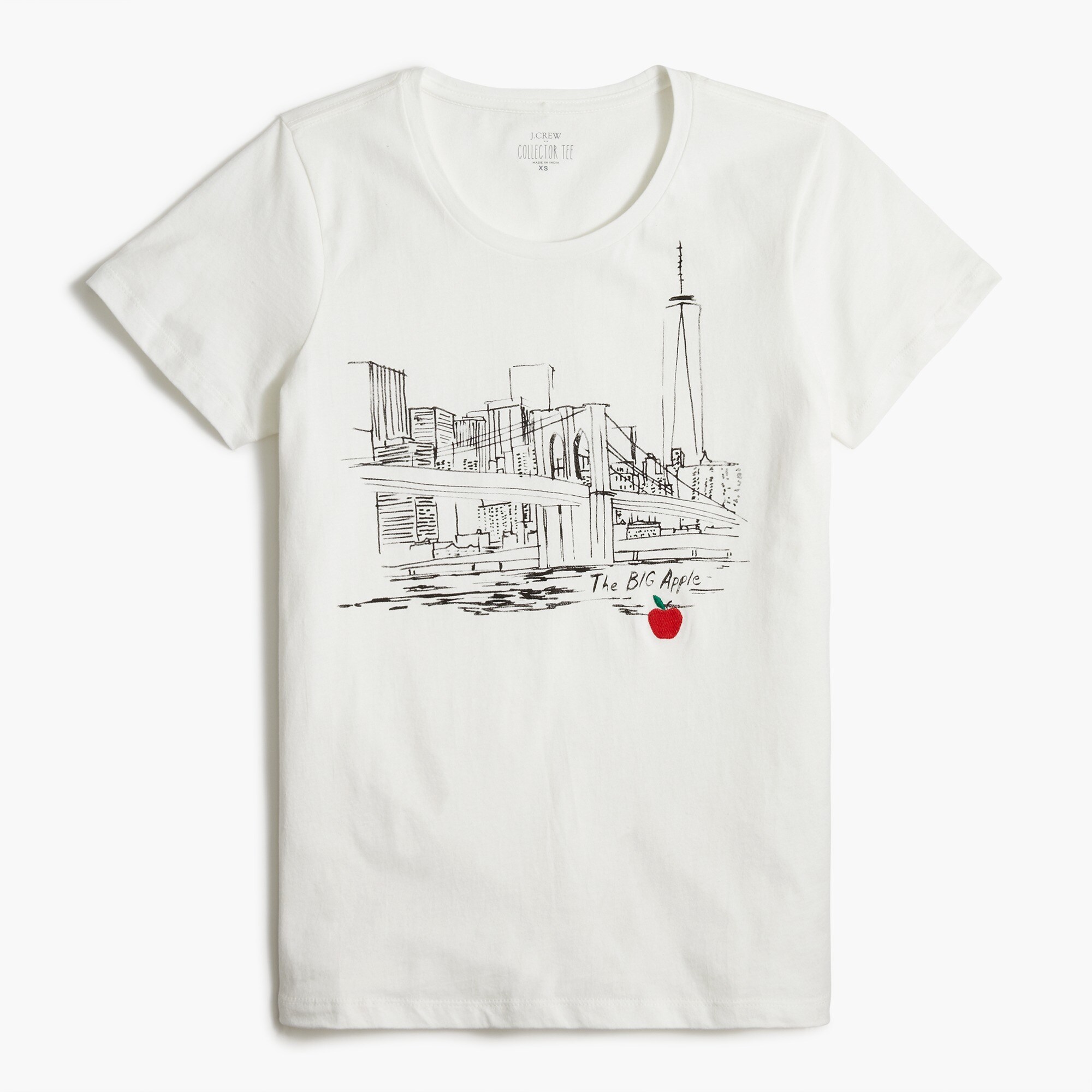 the big apple graphic tee for women