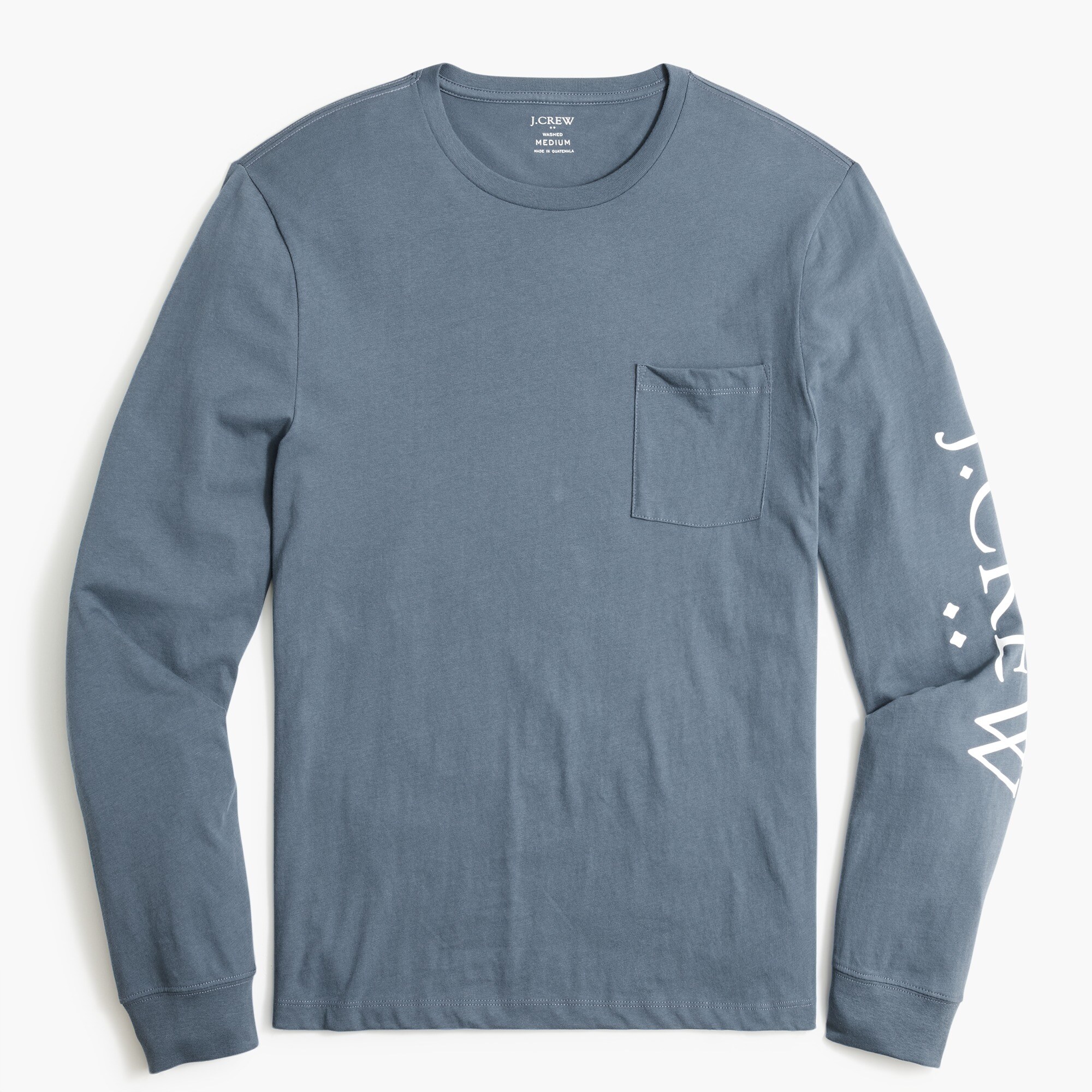 Long-sleeve logo graphic tee