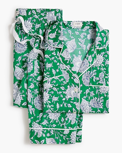  Short-sleeve pajama set with cropped pant
