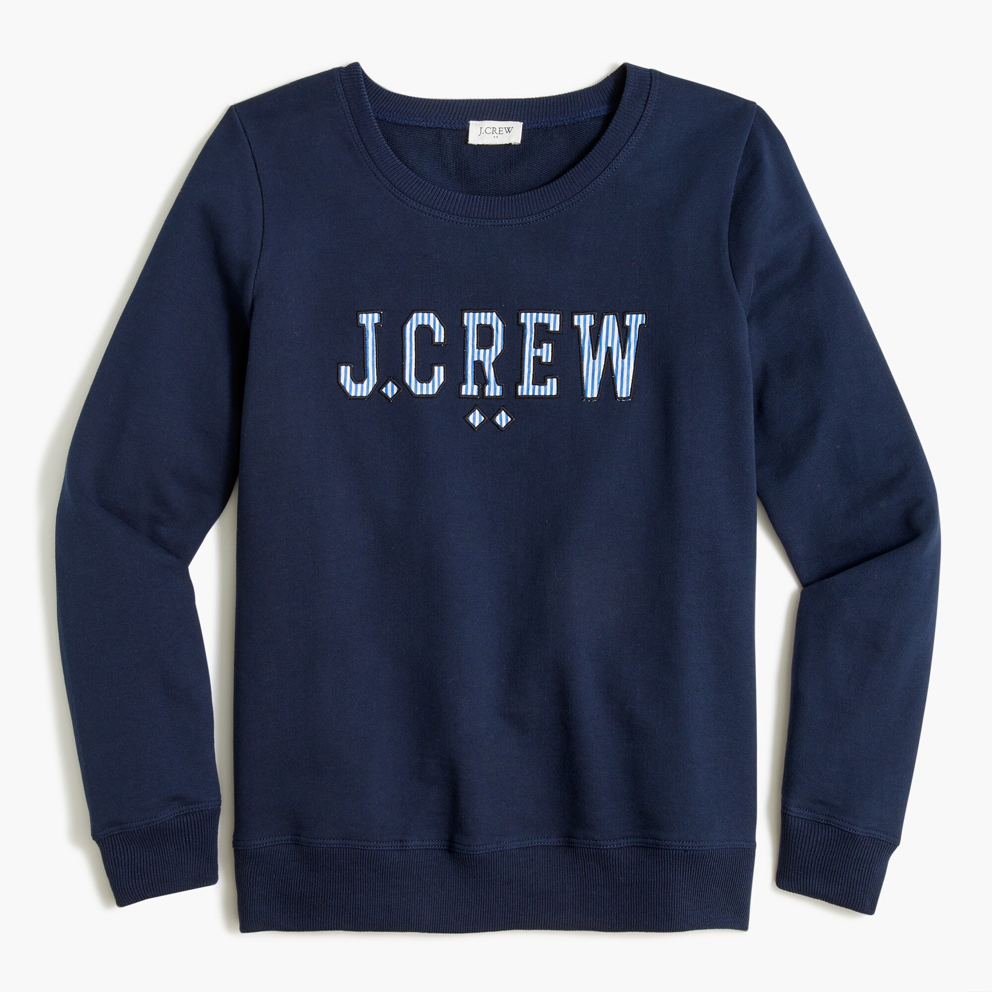 logo sweatshirt in cloudspun fleece for women