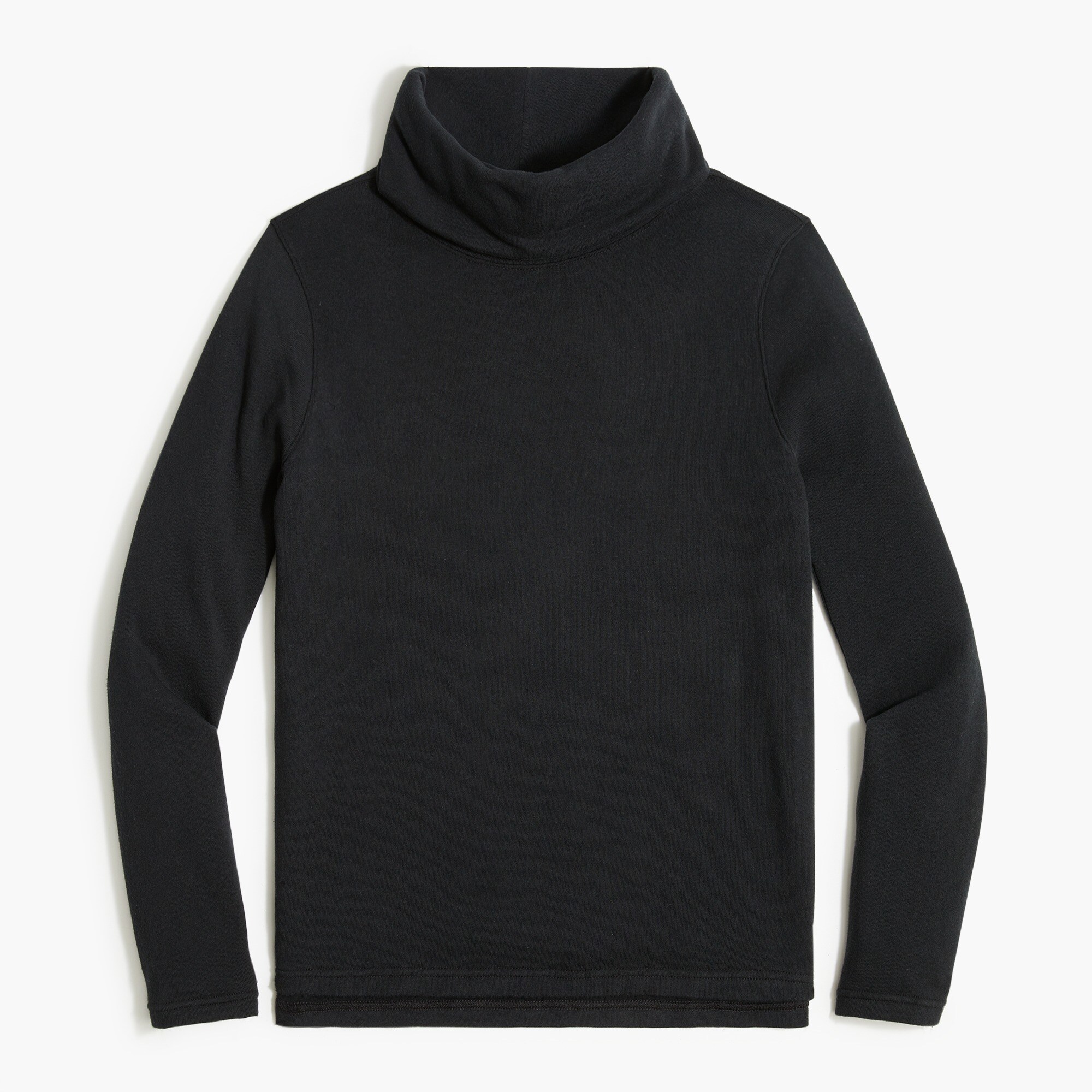 mockneck sweatshirt in cloudspun fleece for women