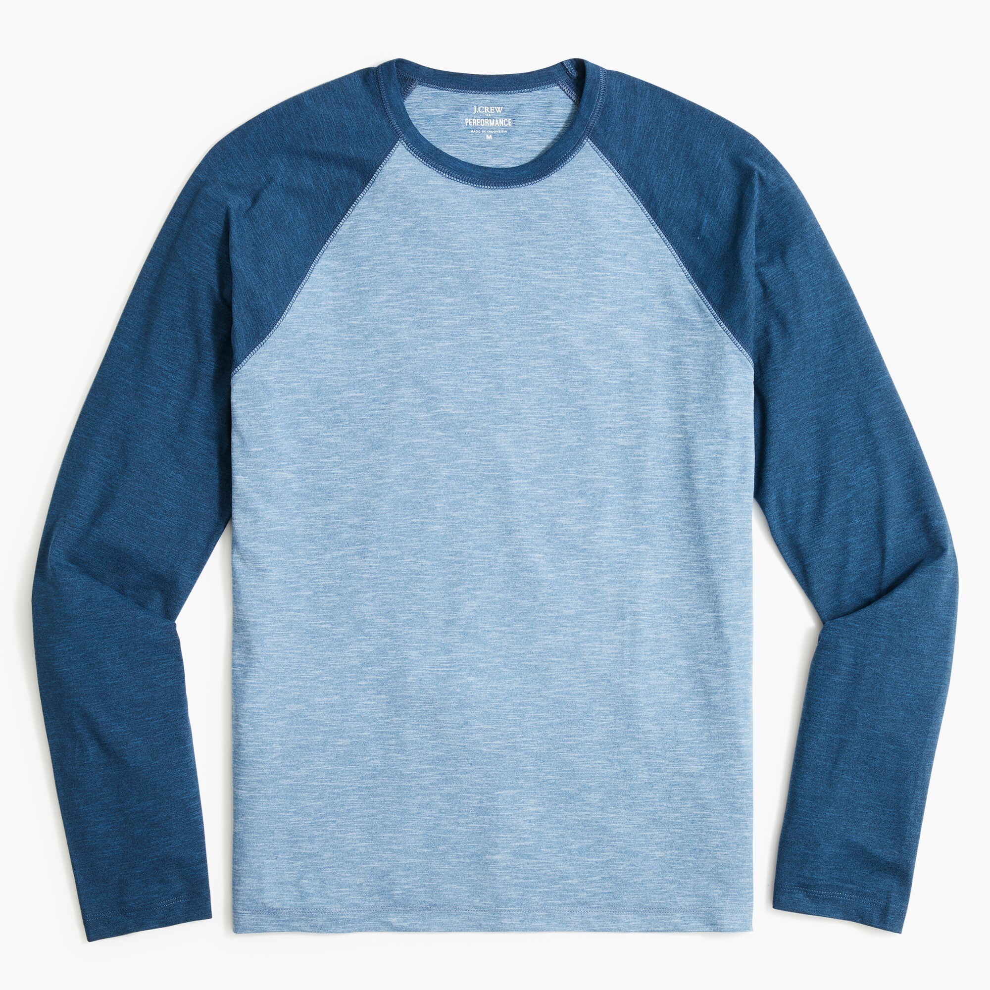 Long-sleeve performance baseball tee