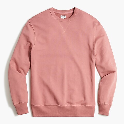 mens Cotton terry crewneck sweatshirt