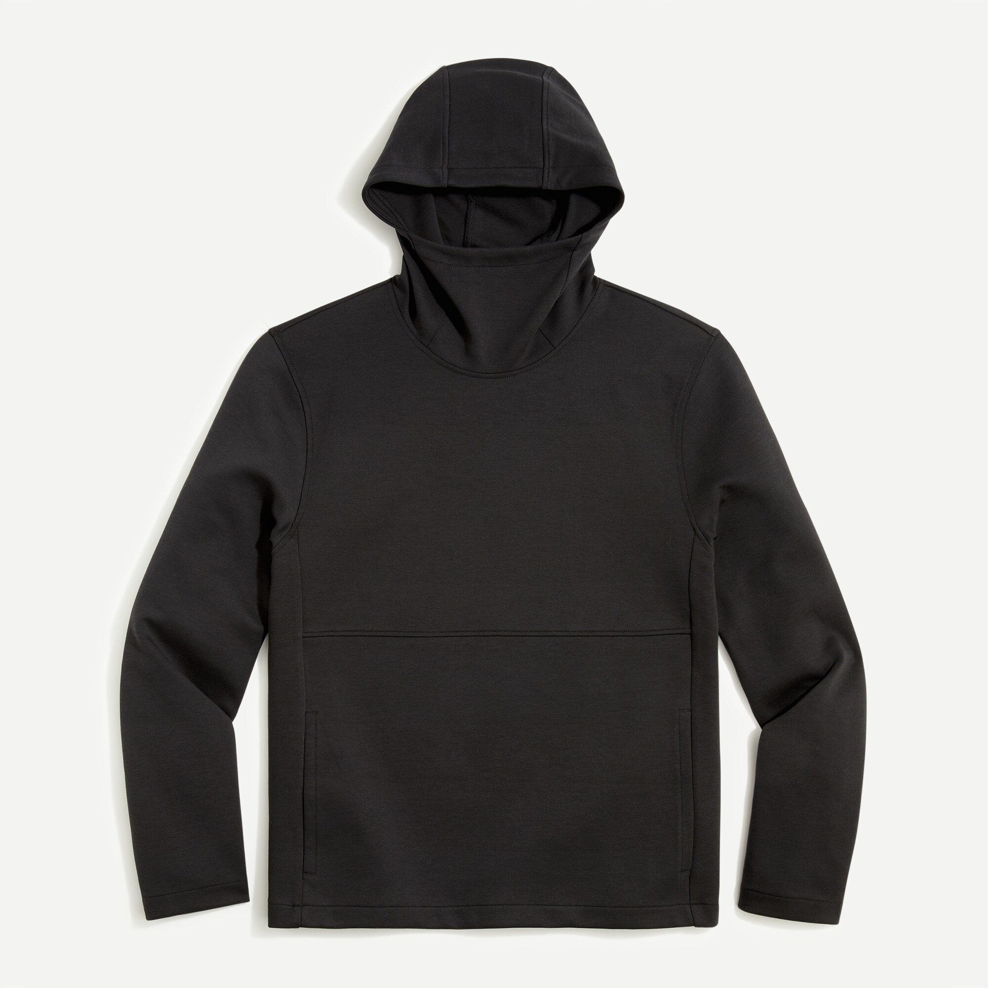 double-knit performance hoodie for men