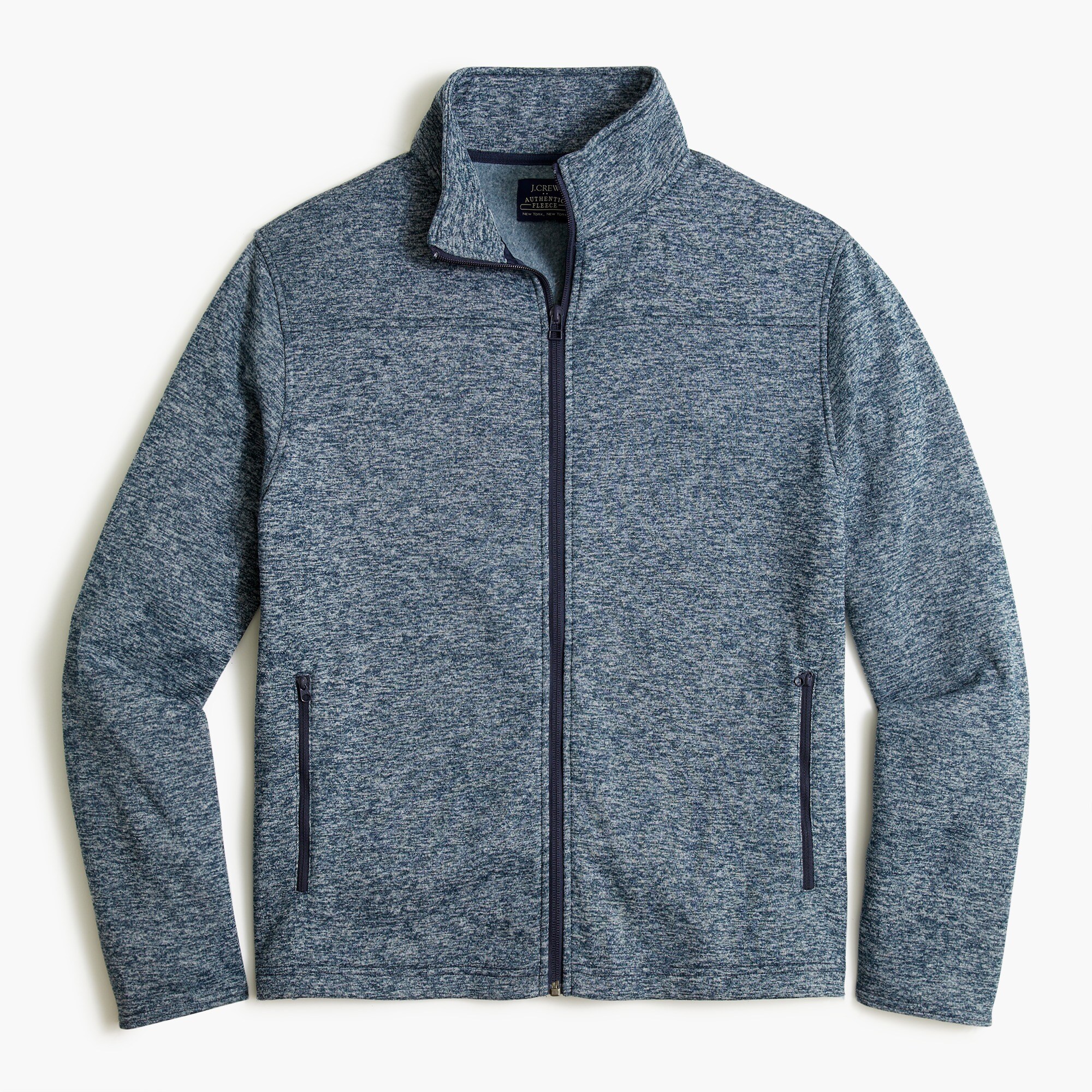 Micro-fleece full-zip sweatshirt
