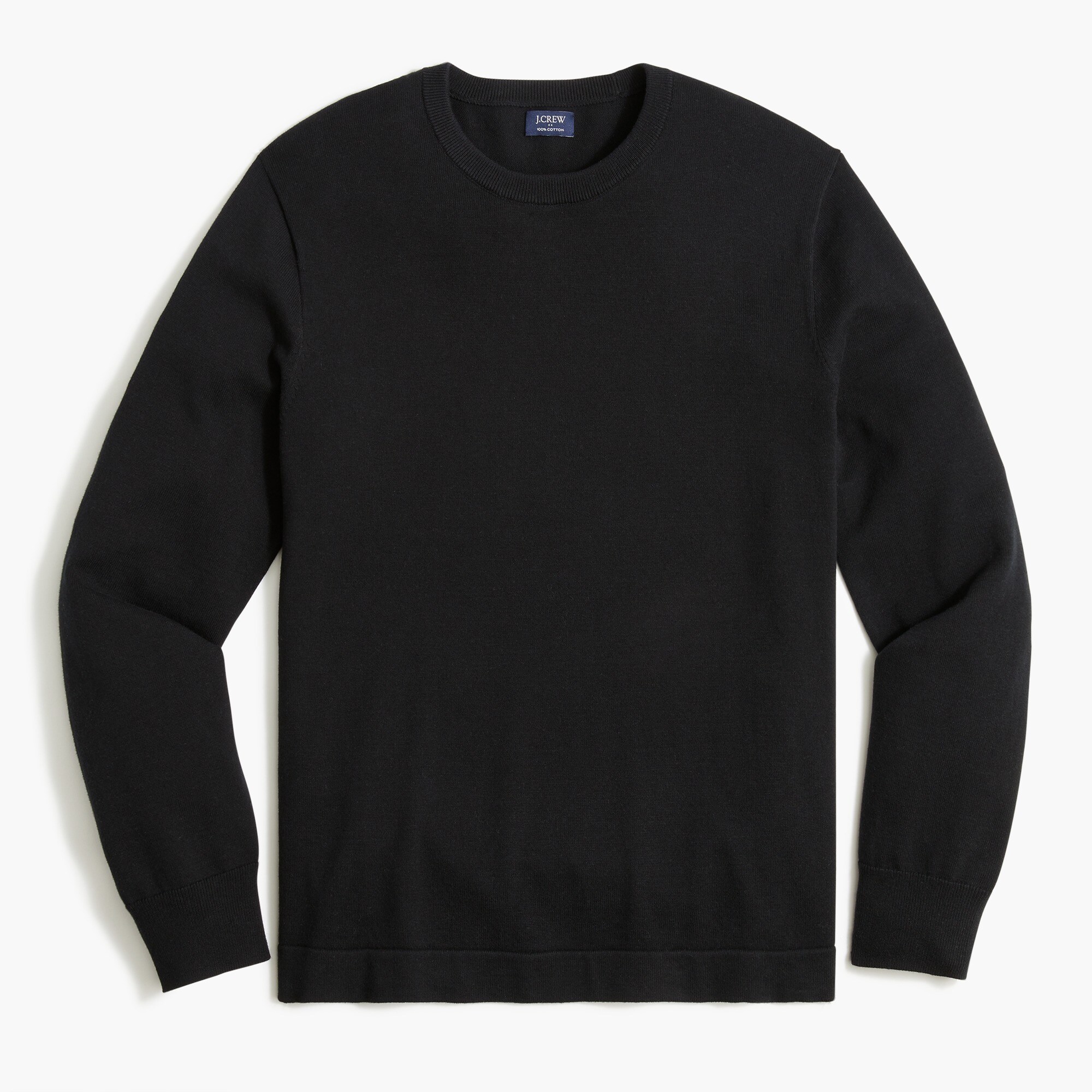 Cotton crewneck sweater-tee