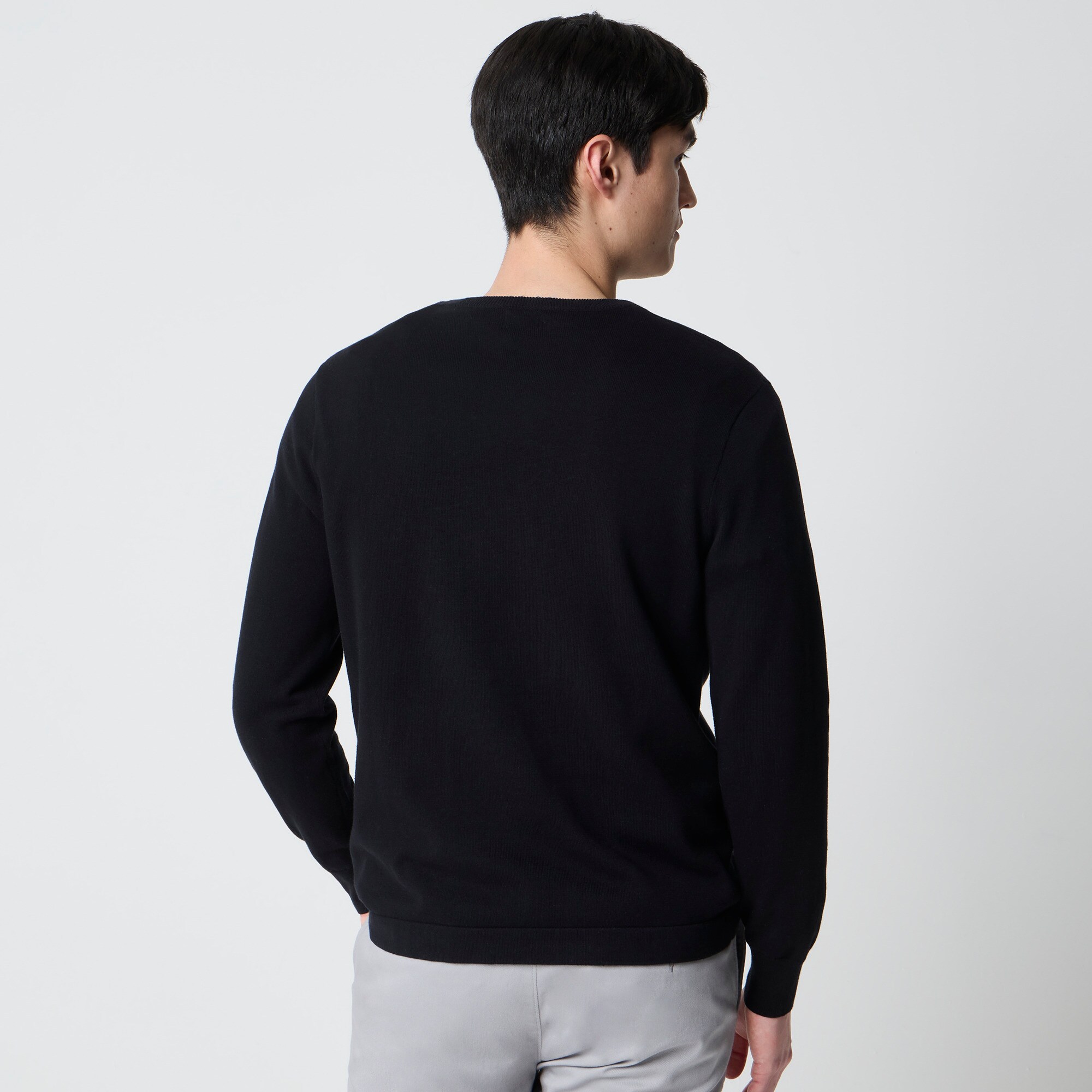 Cotton crewneck sweater-tee
