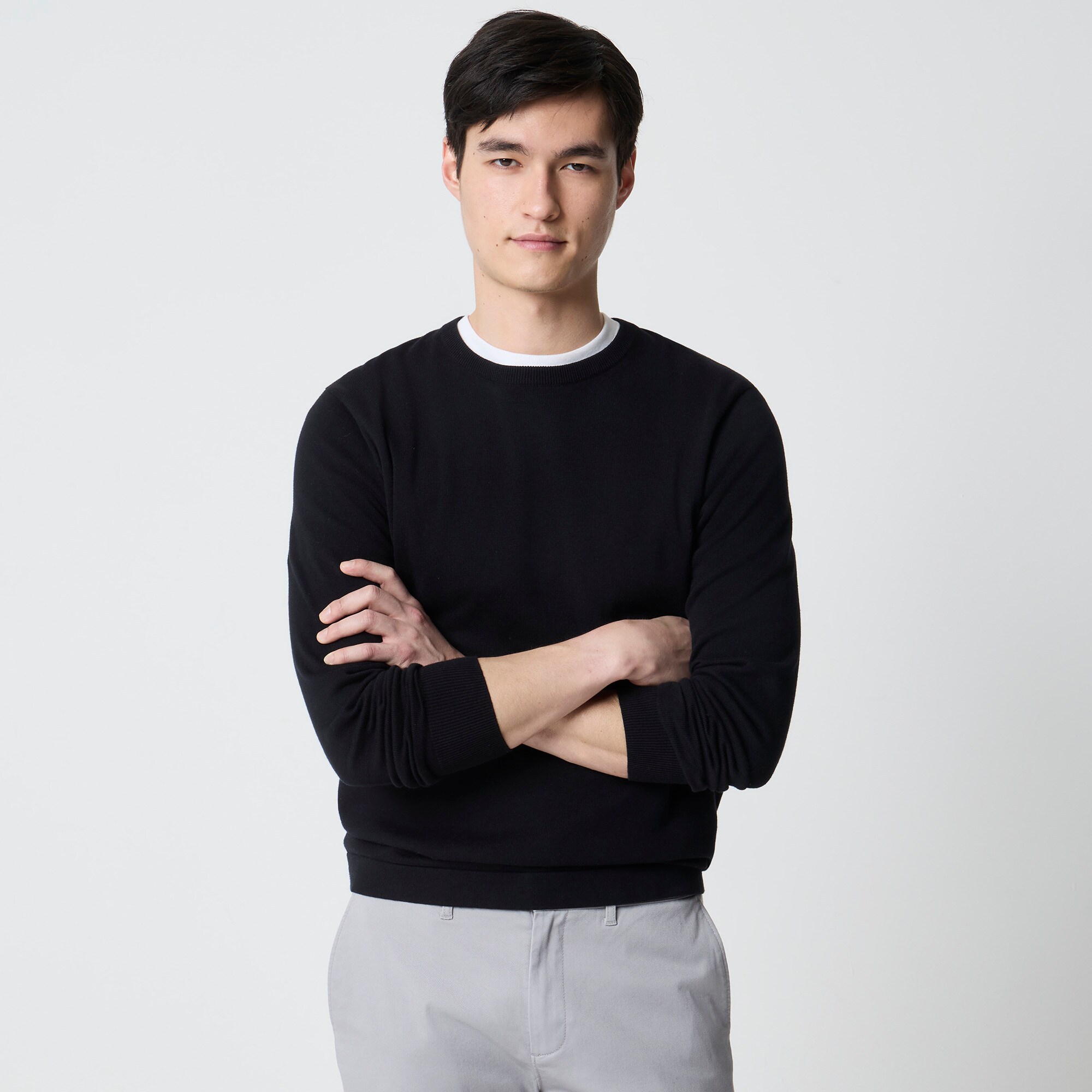  Cotton crewneck sweater-tee