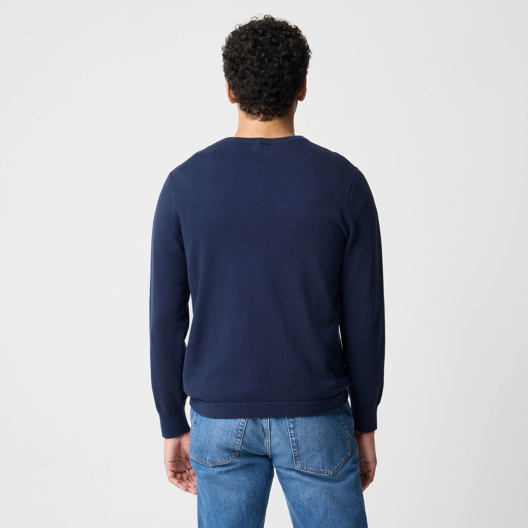 Cotton crewneck sweater-tee