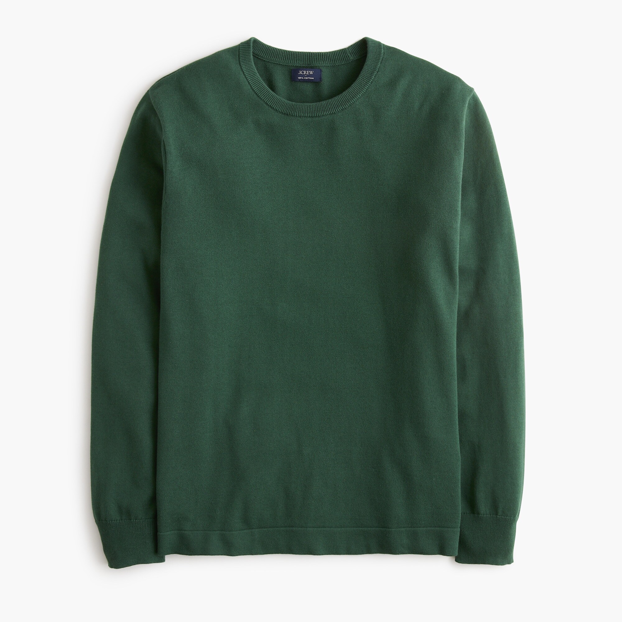 Cotton crewneck sweater-tee