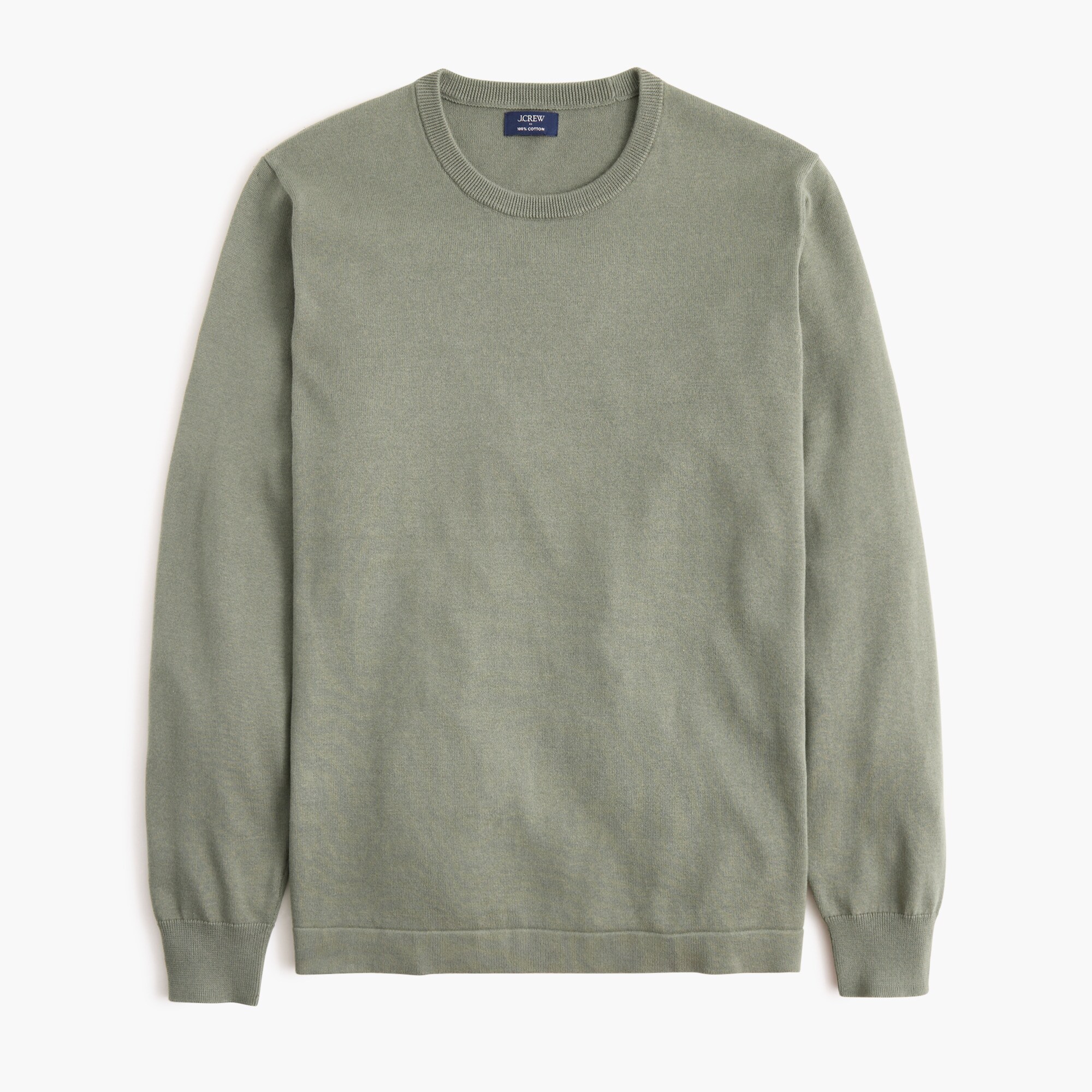 Cotton Crewneck Sweater-tee For Men | Factory