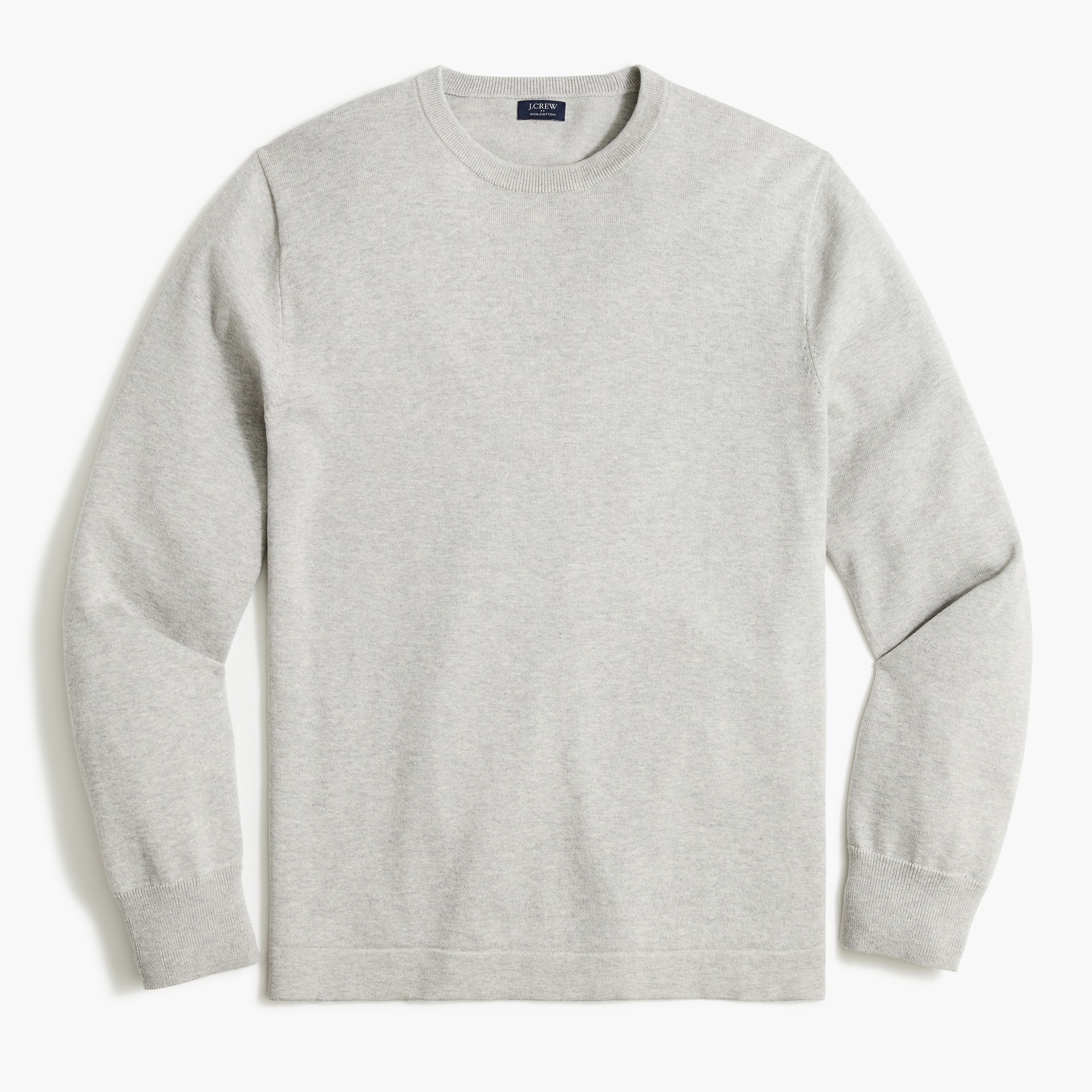 Cotton crewneck sweater-tee