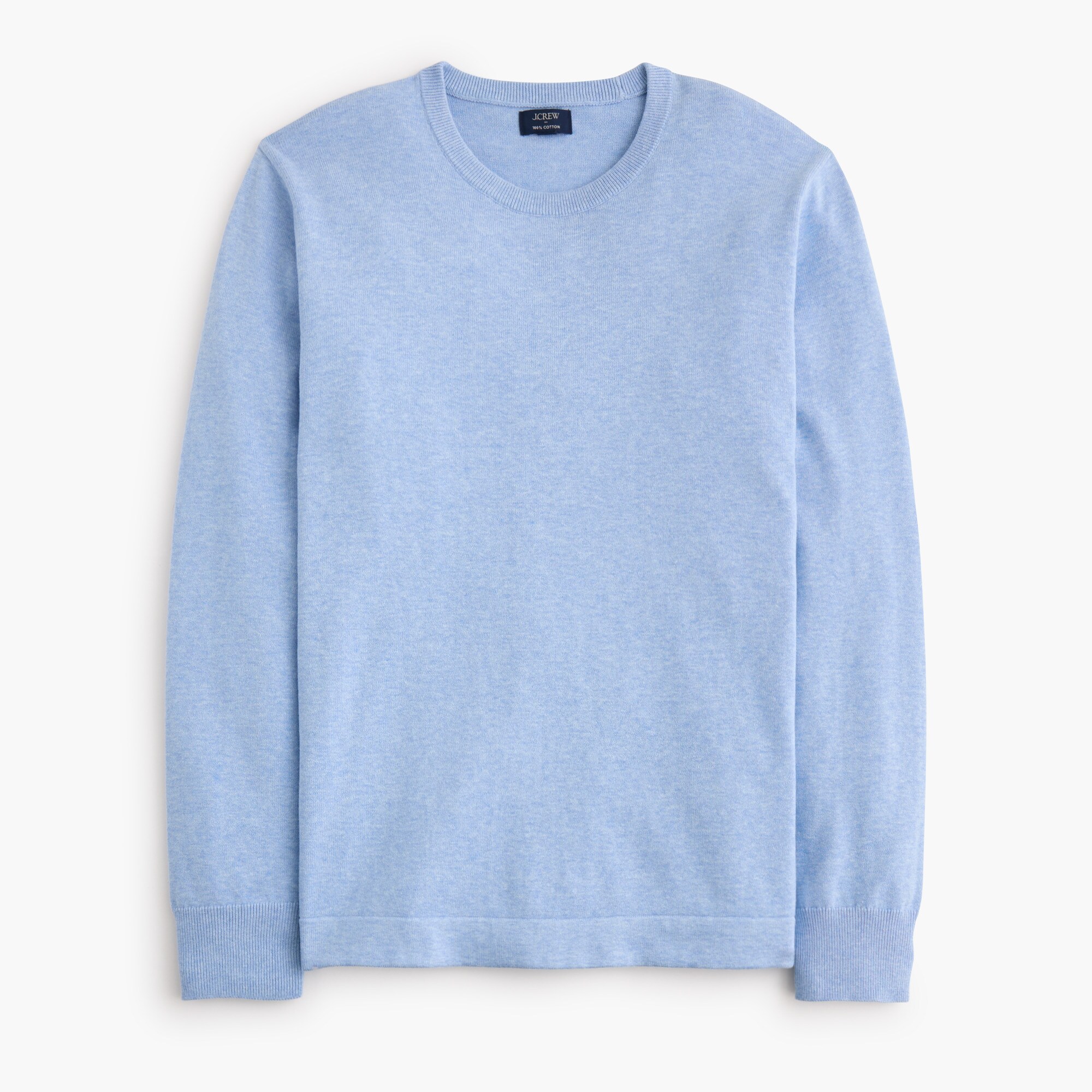 Cotton Crewneck Sweater-tee For Men | Factory