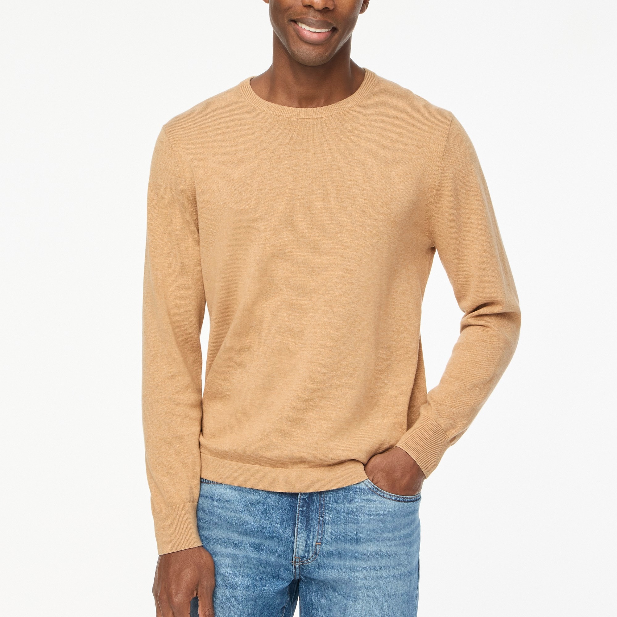 mens Cotton crewneck sweater-tee