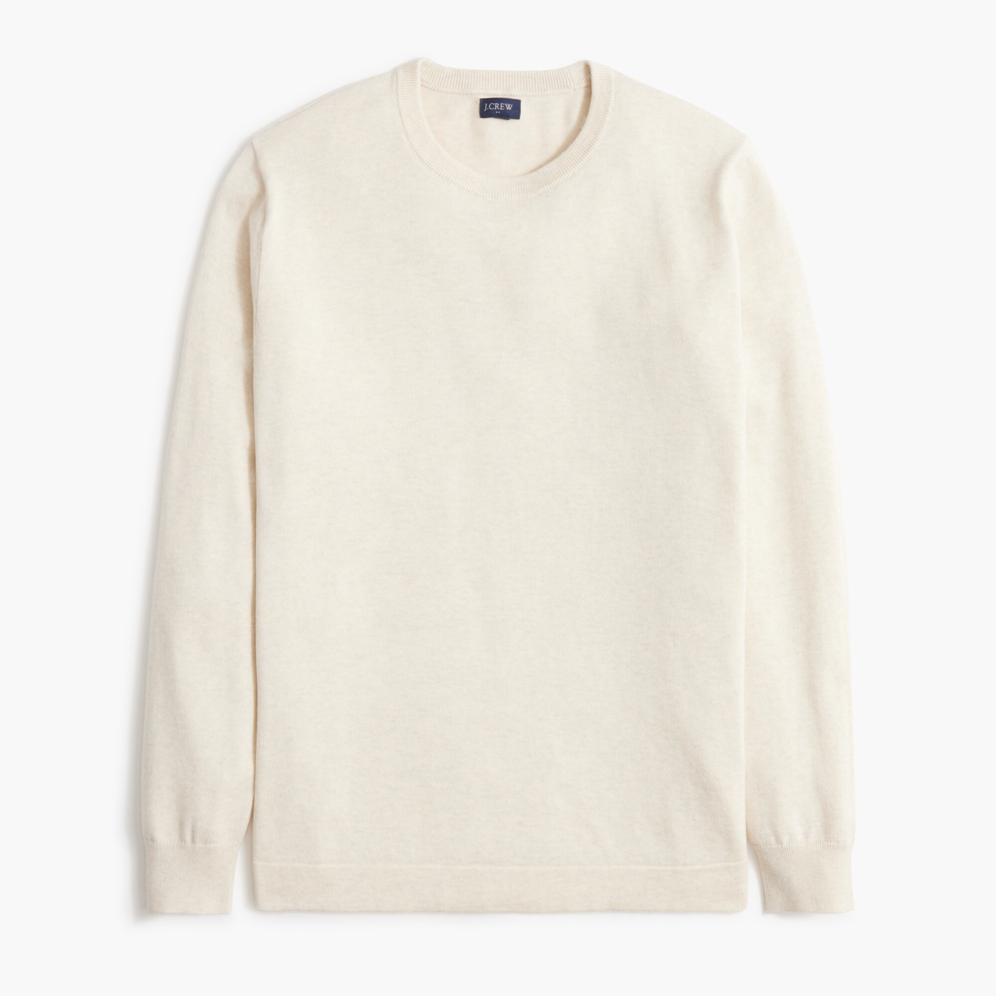 Factory: Cotton Crewneck Sweater-tee For Men