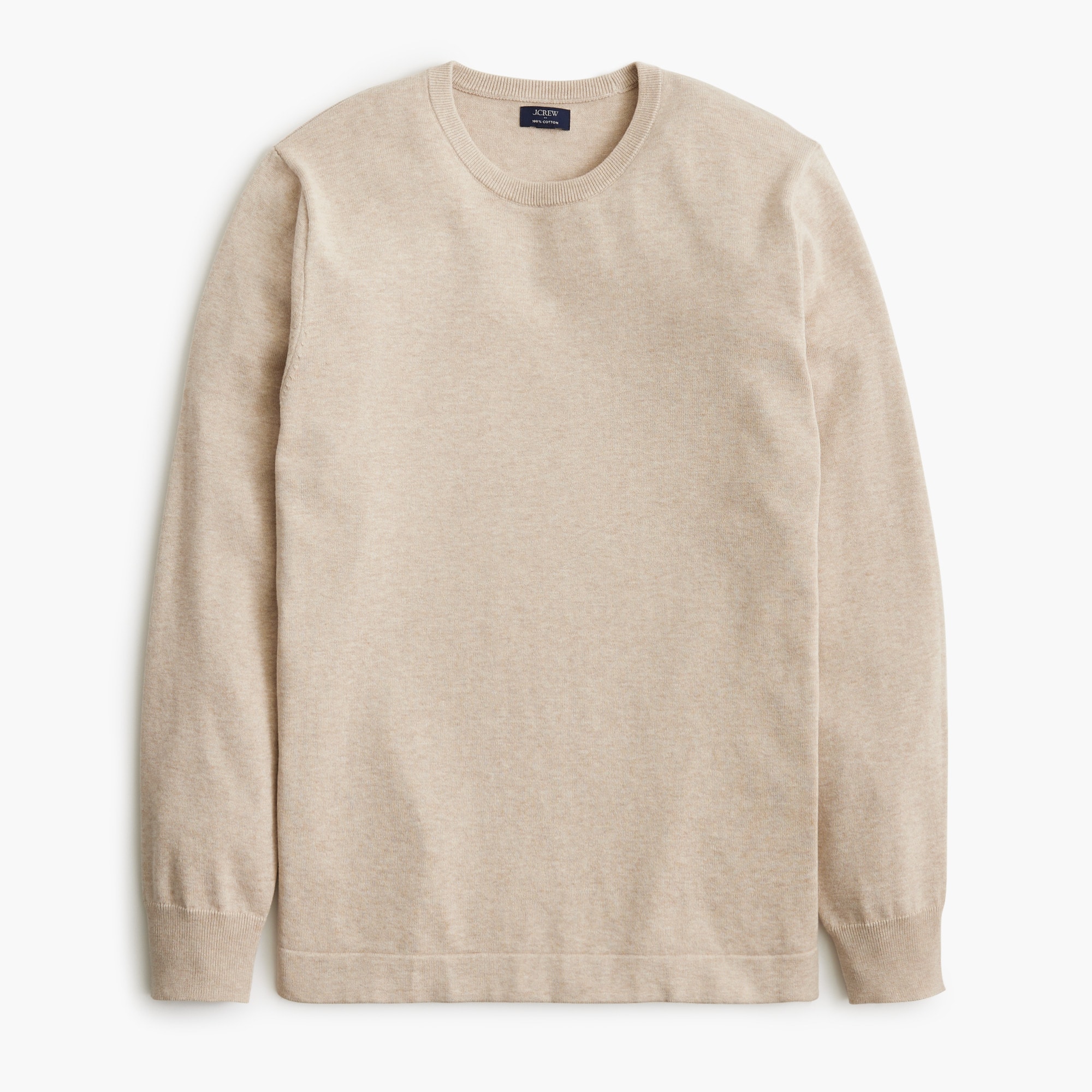 Cotton Crewneck Sweater-tee For Men | Factory