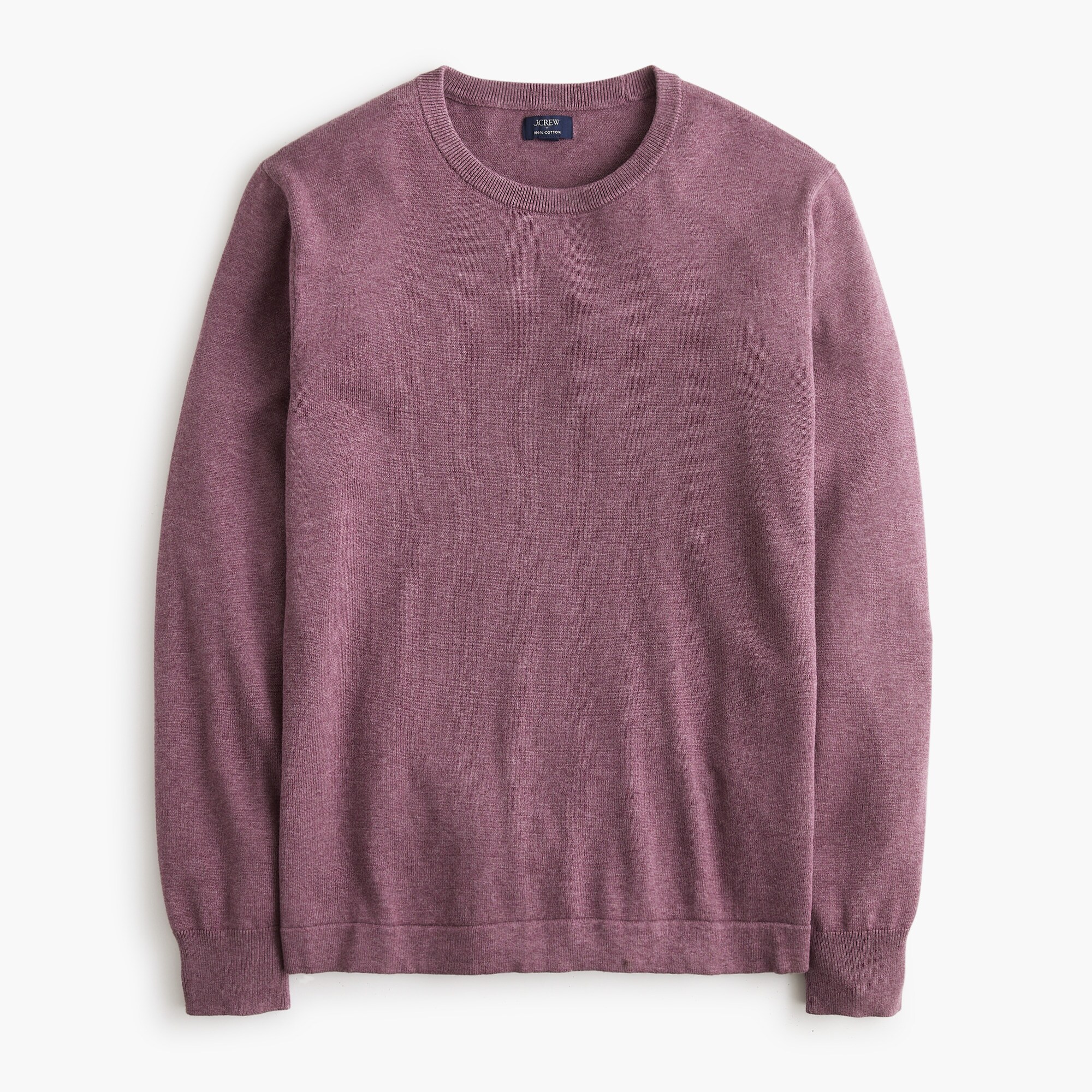 Cotton crewneck sweater-tee