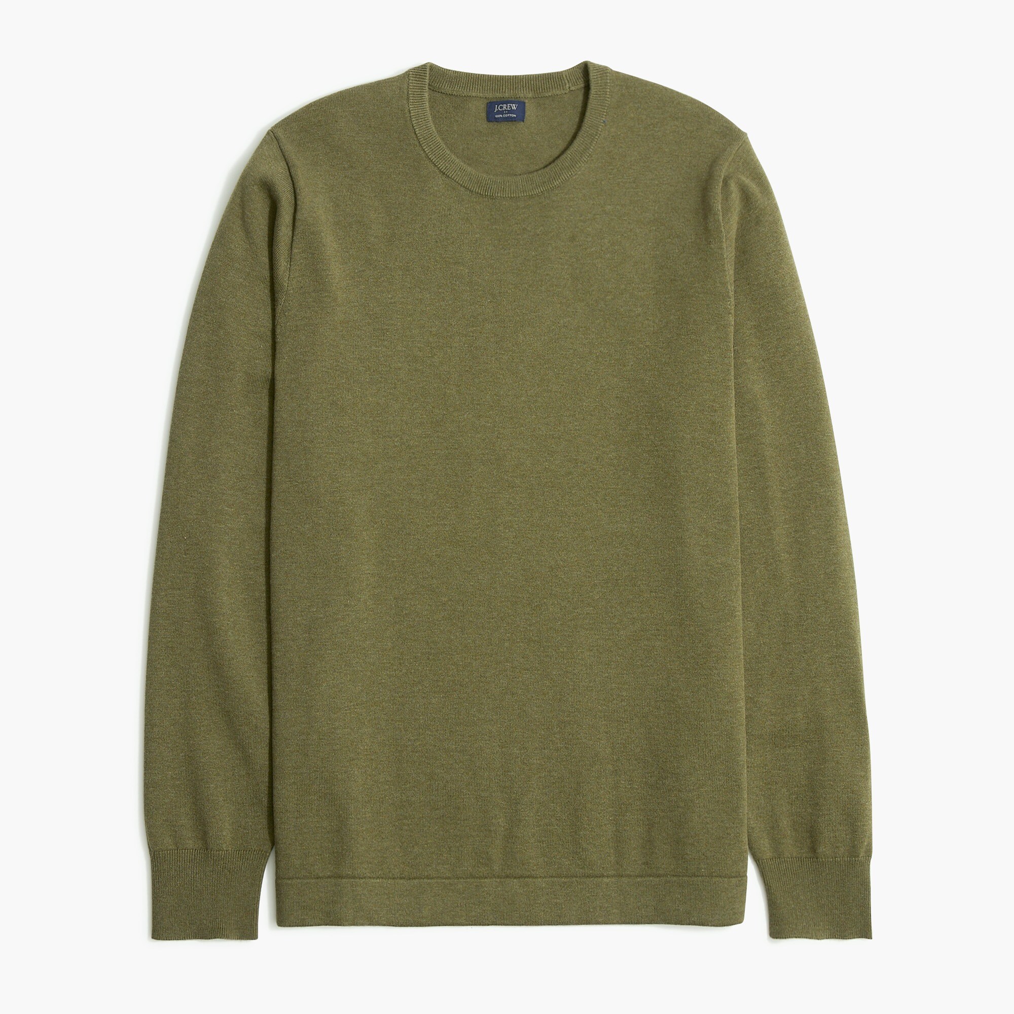 Cotton crewneck sweater-tee