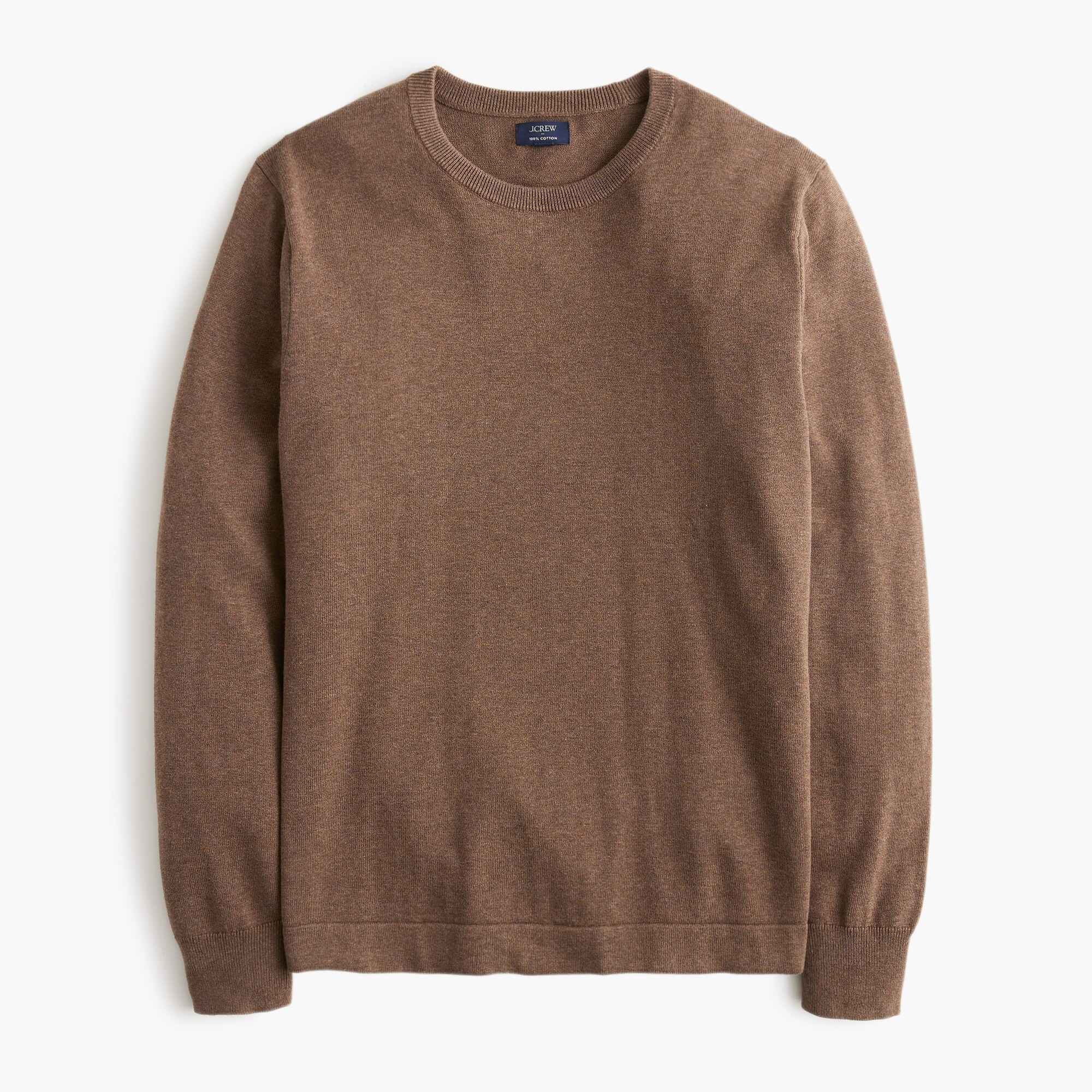 Cotton crewneck sweater-tee