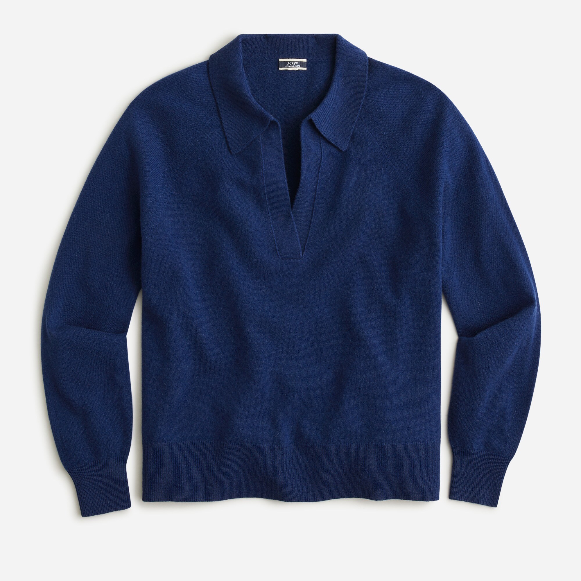 Cashmere collared V-neck sweater