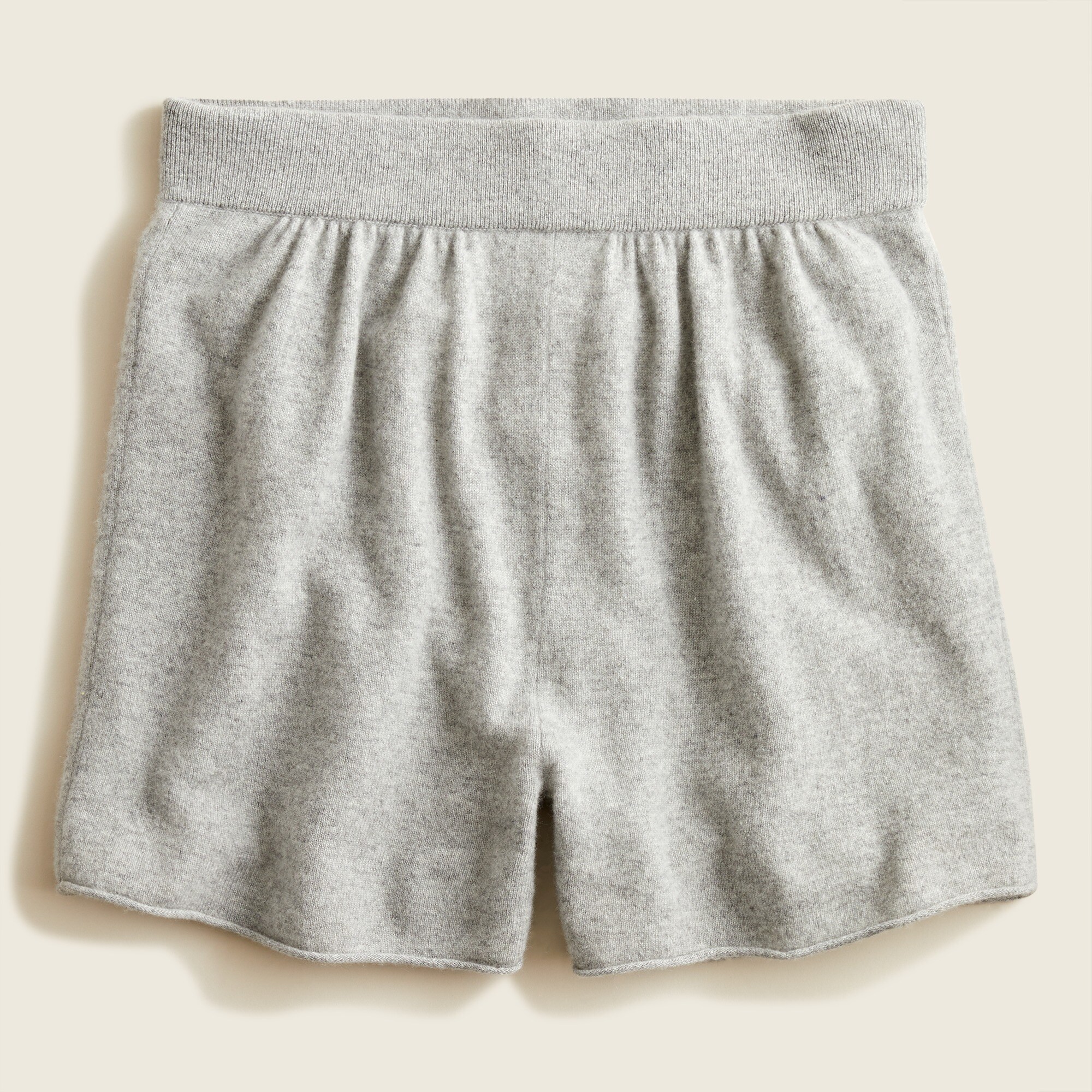 Cashmere relaxed pull-on short