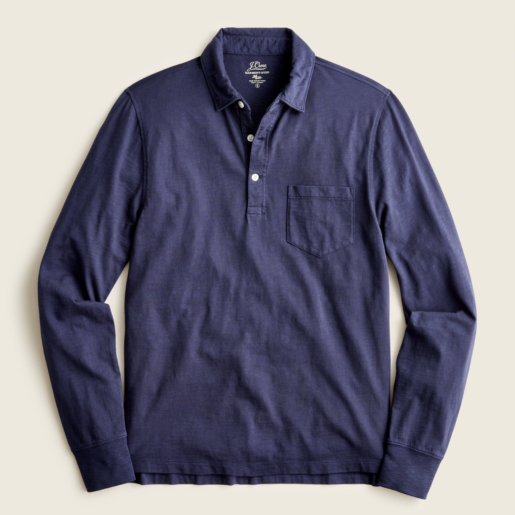 J crew long sleeve polo shop