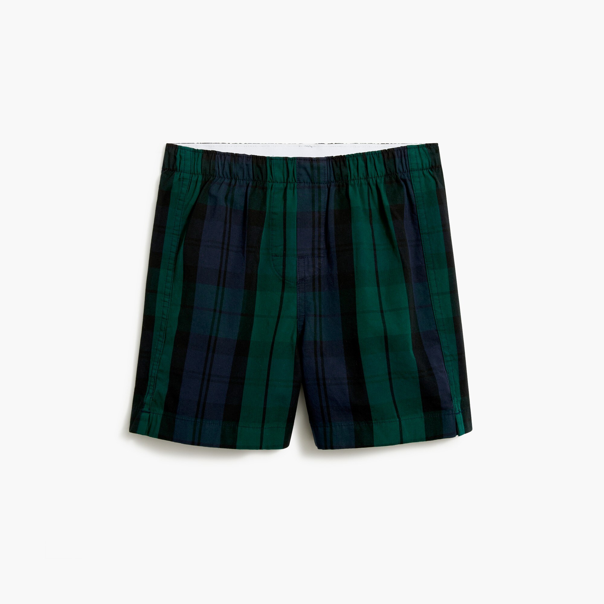 boys' black watch plaid boxers for boys
