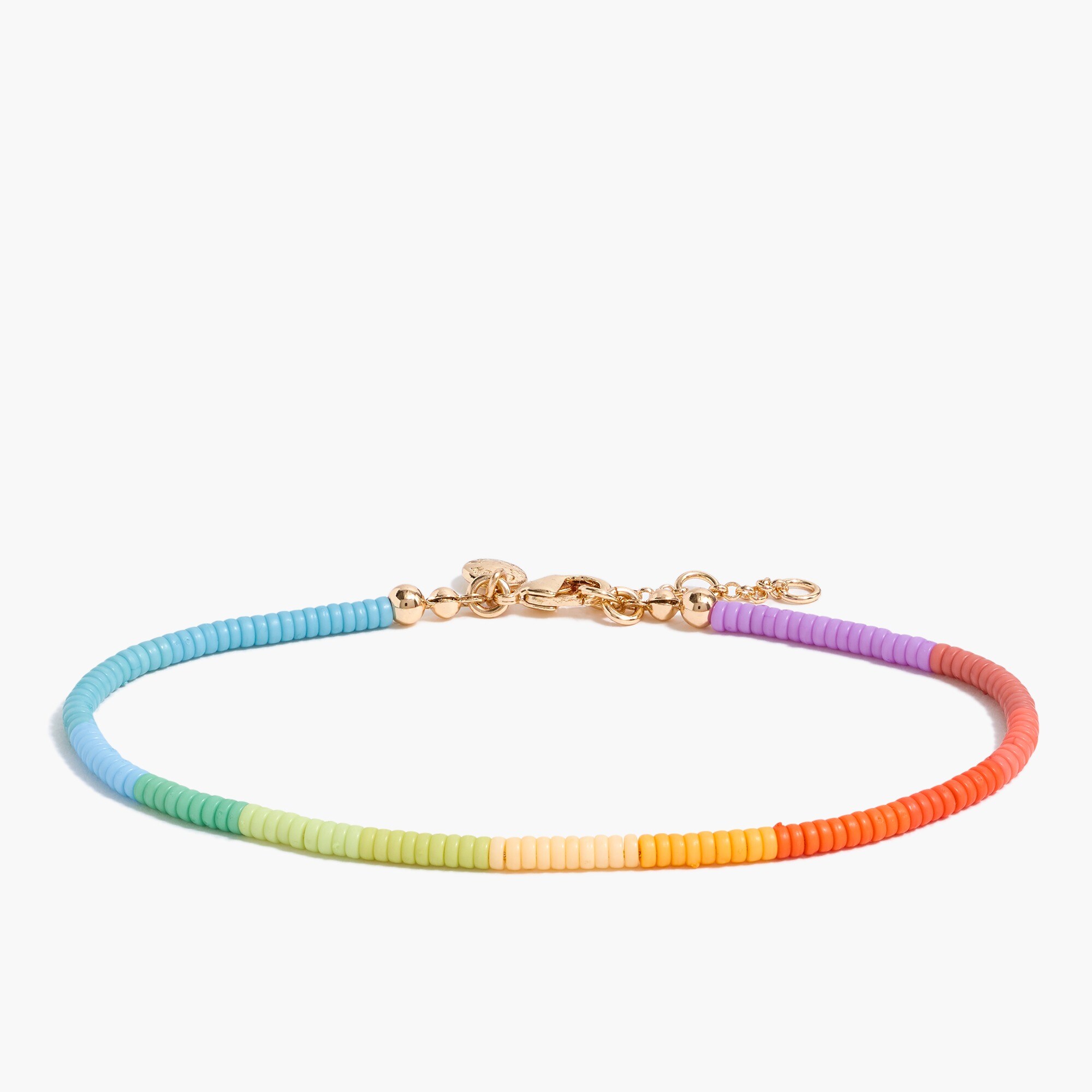 Delicate beaded anklet