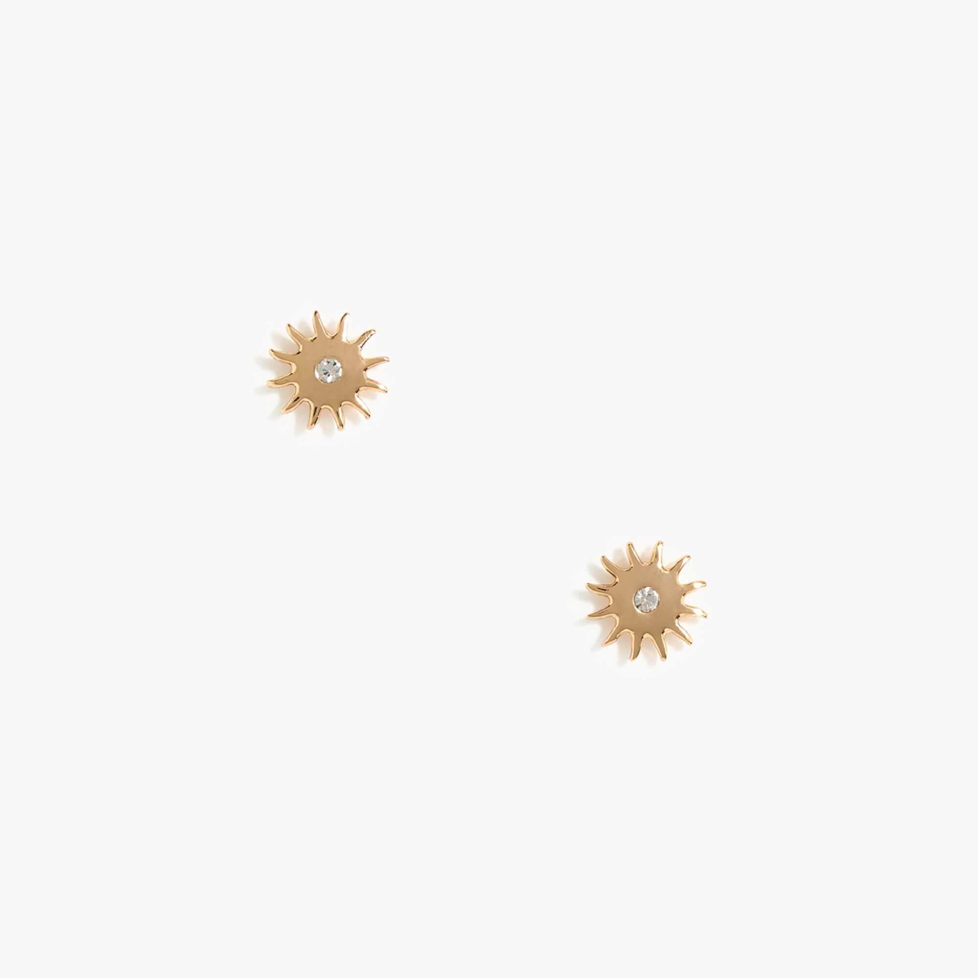 Sun stud earrings