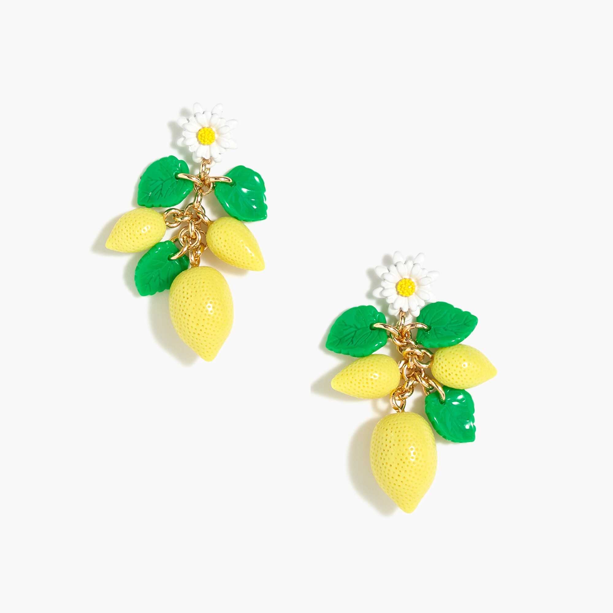Lemon drop statement earrings