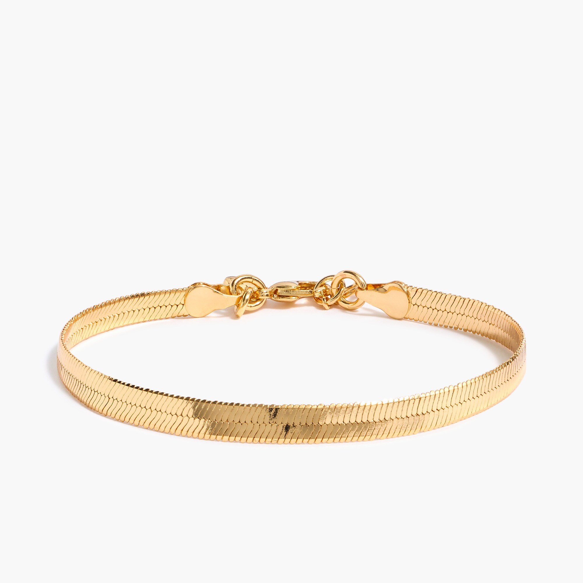 Chunky herringbone chain bracelet