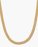 Chunky herringbone chain necklace