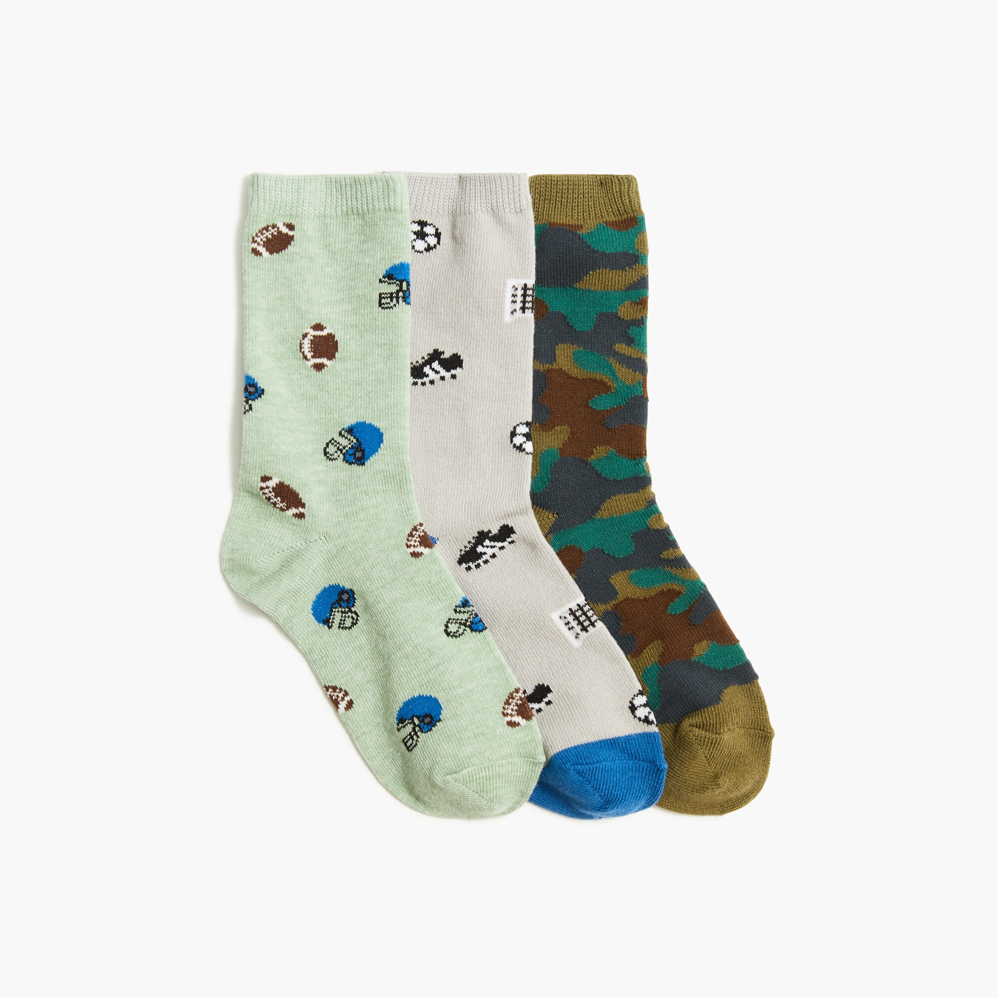 Kids' camo trouser socks