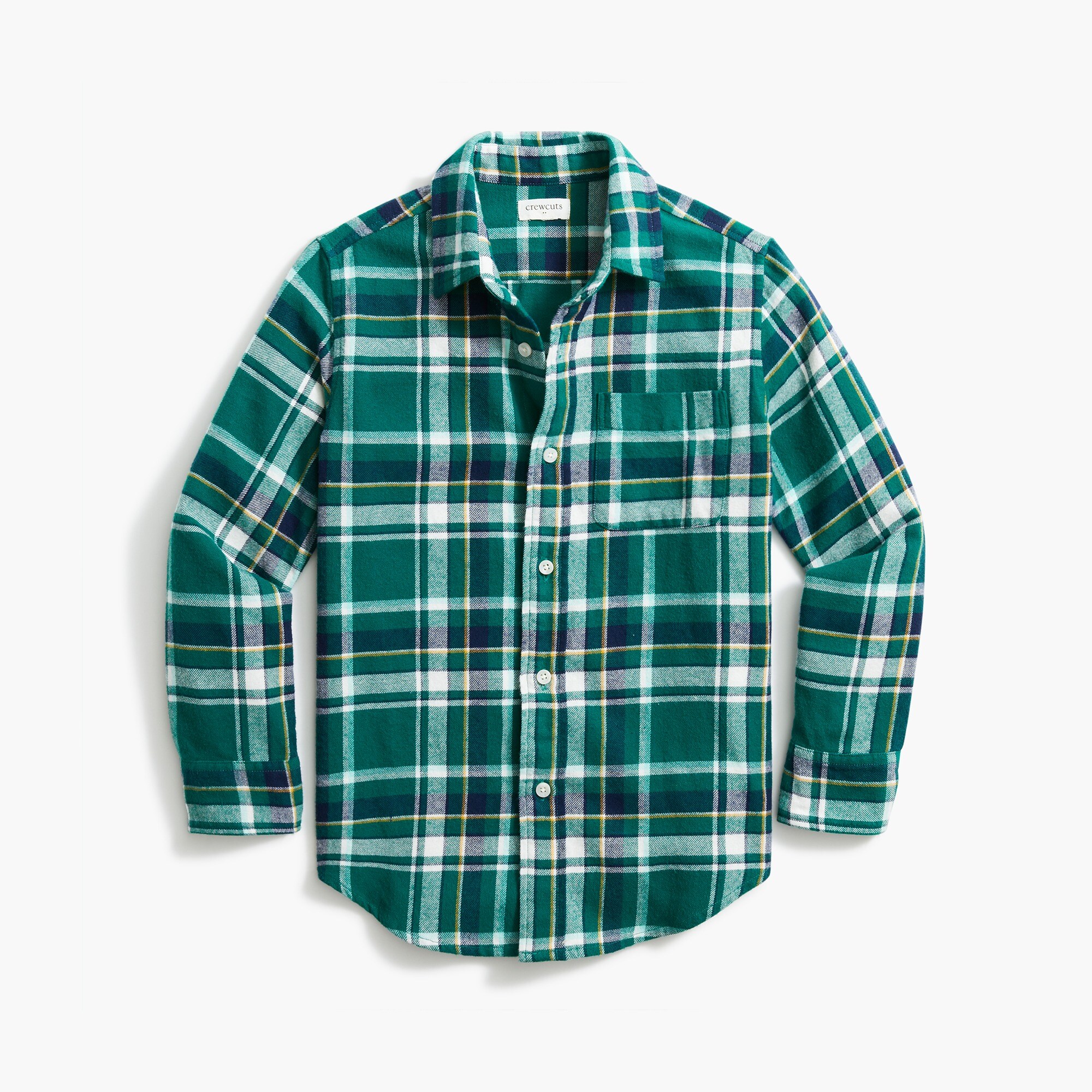 Kids' plaid flannel shirt