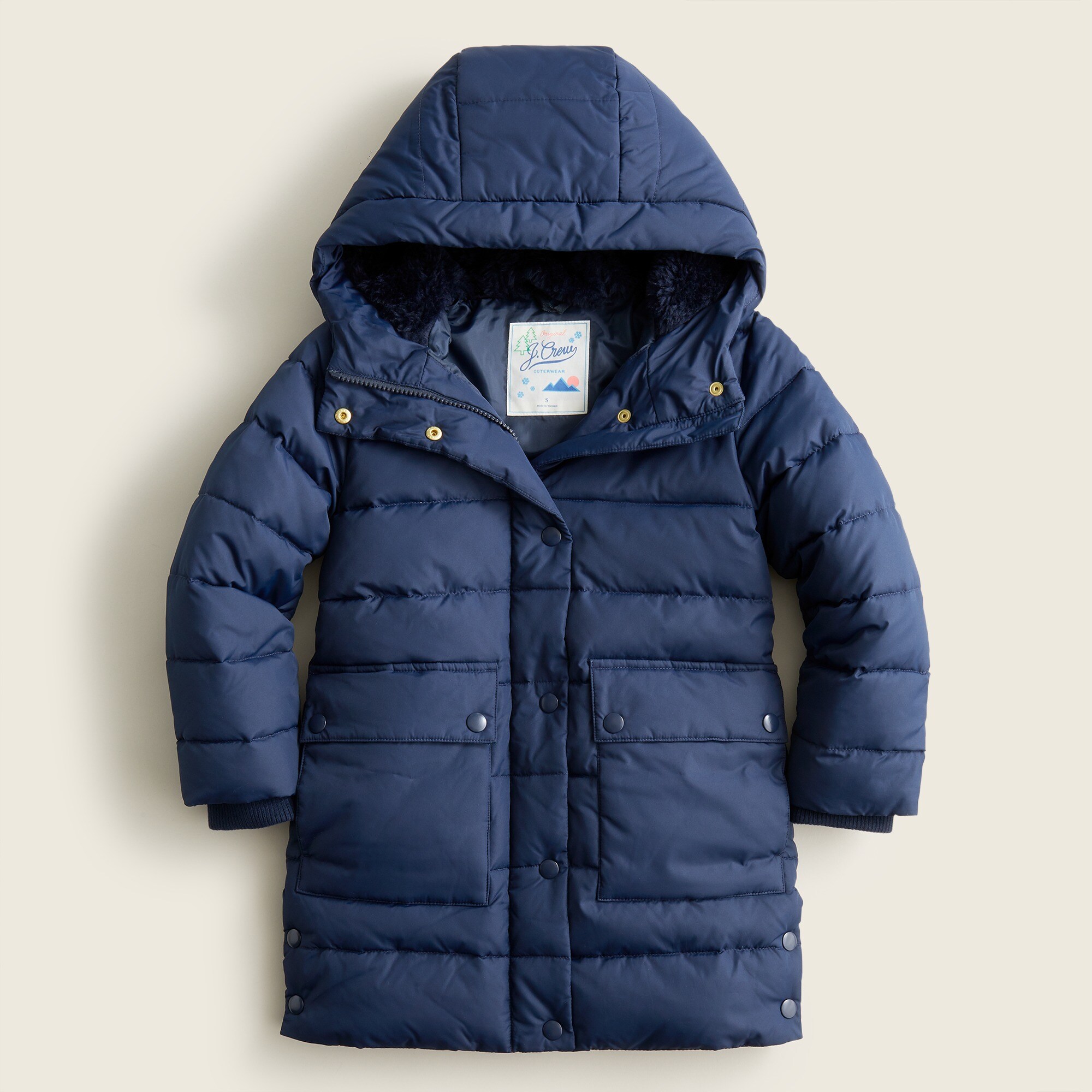 Girls' chateau puffer jacket with eco-friendly PrimaLoft®