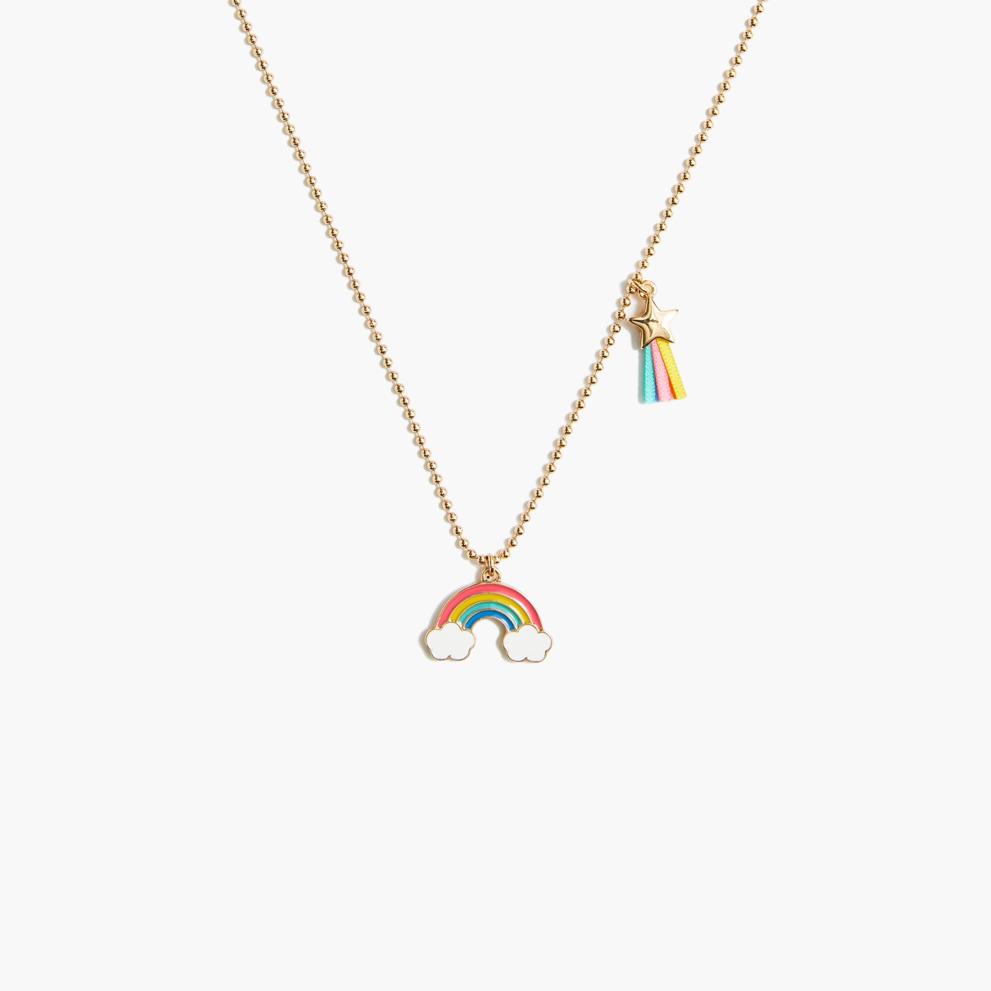Girls' rainbow necklace