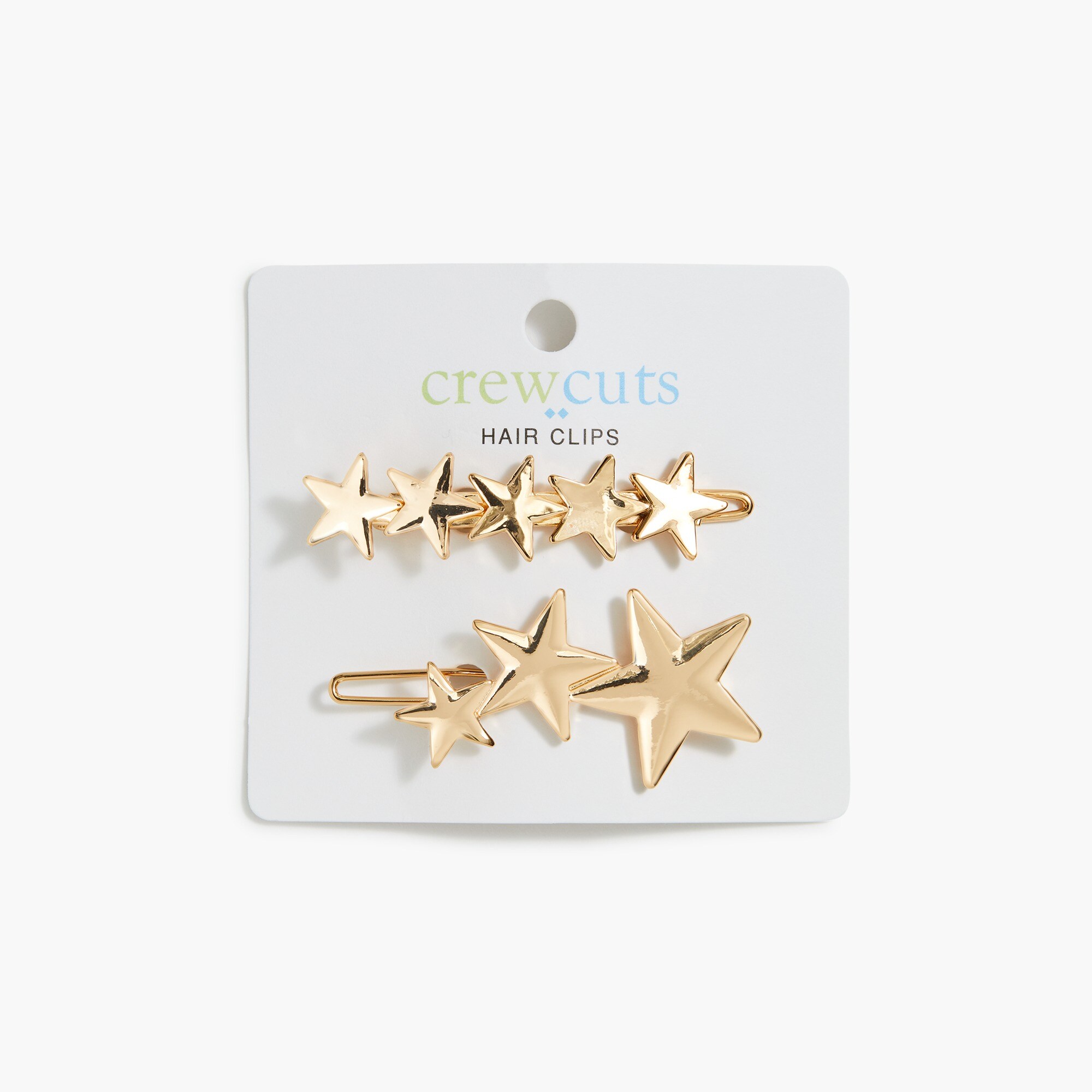 Girls' stars hair clips