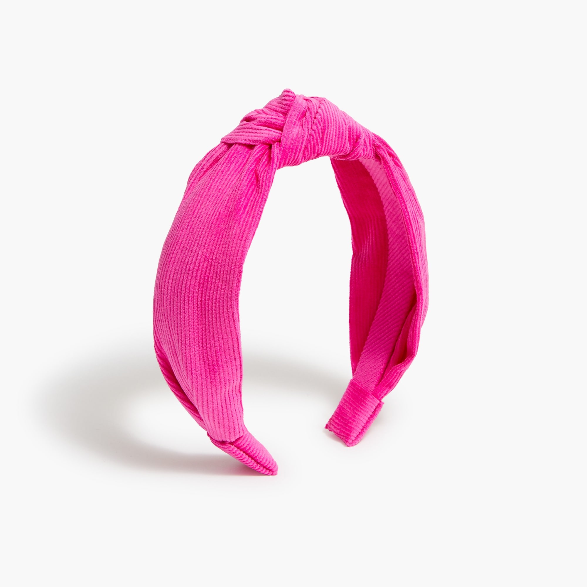 Girls' corduroy knot headband