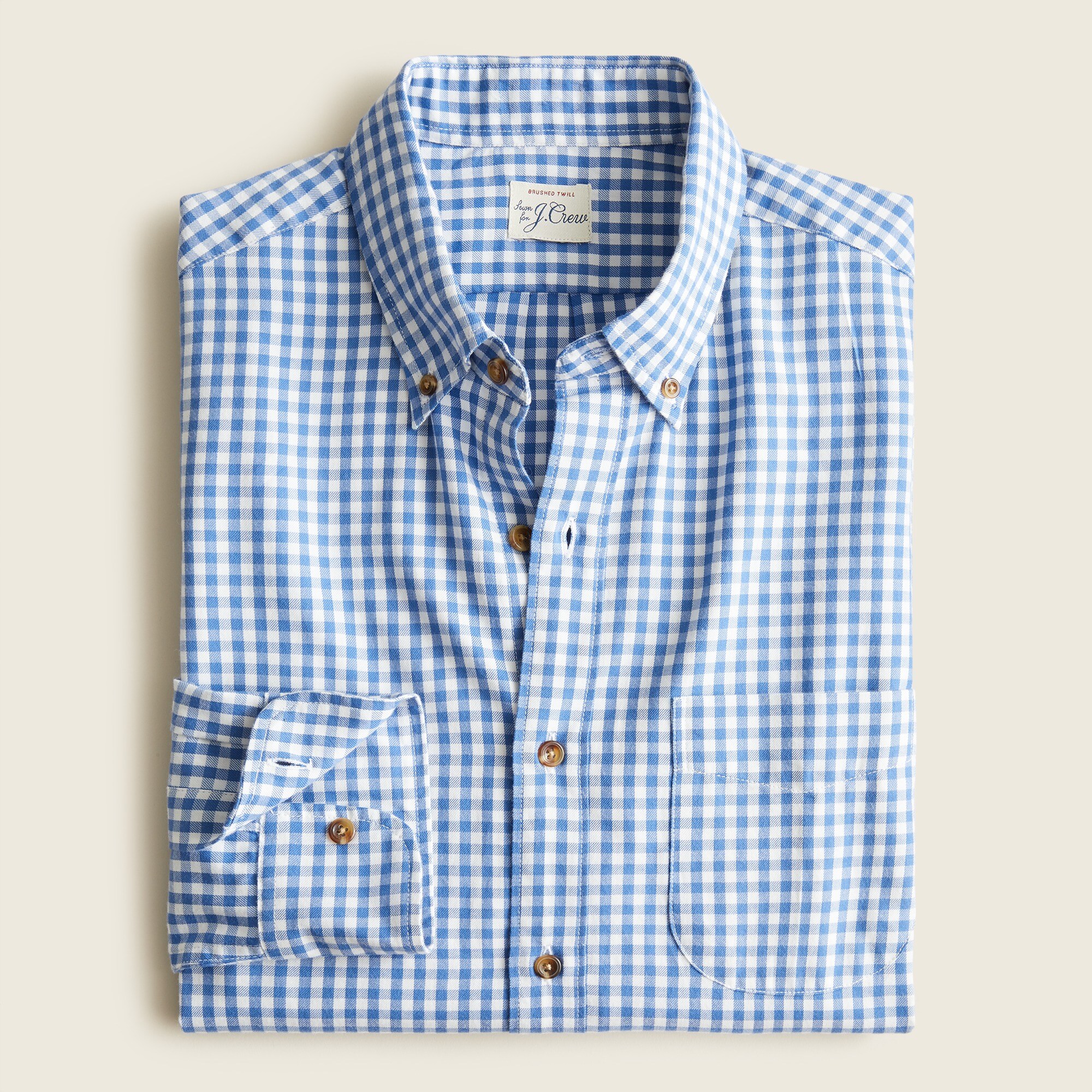 Jcrew Brushed twill shirt in plaid