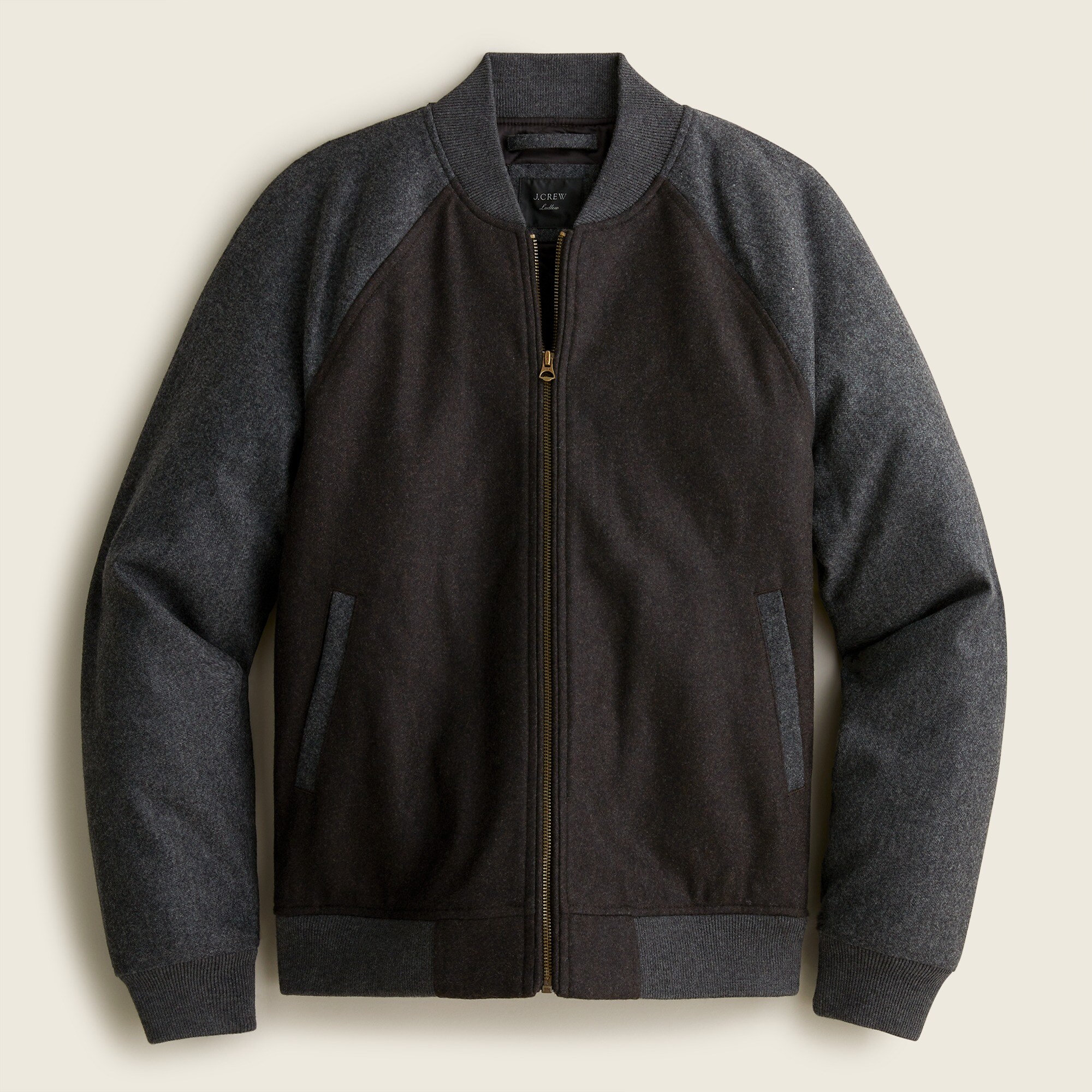 Ludlow varsity jacket in Italian wool