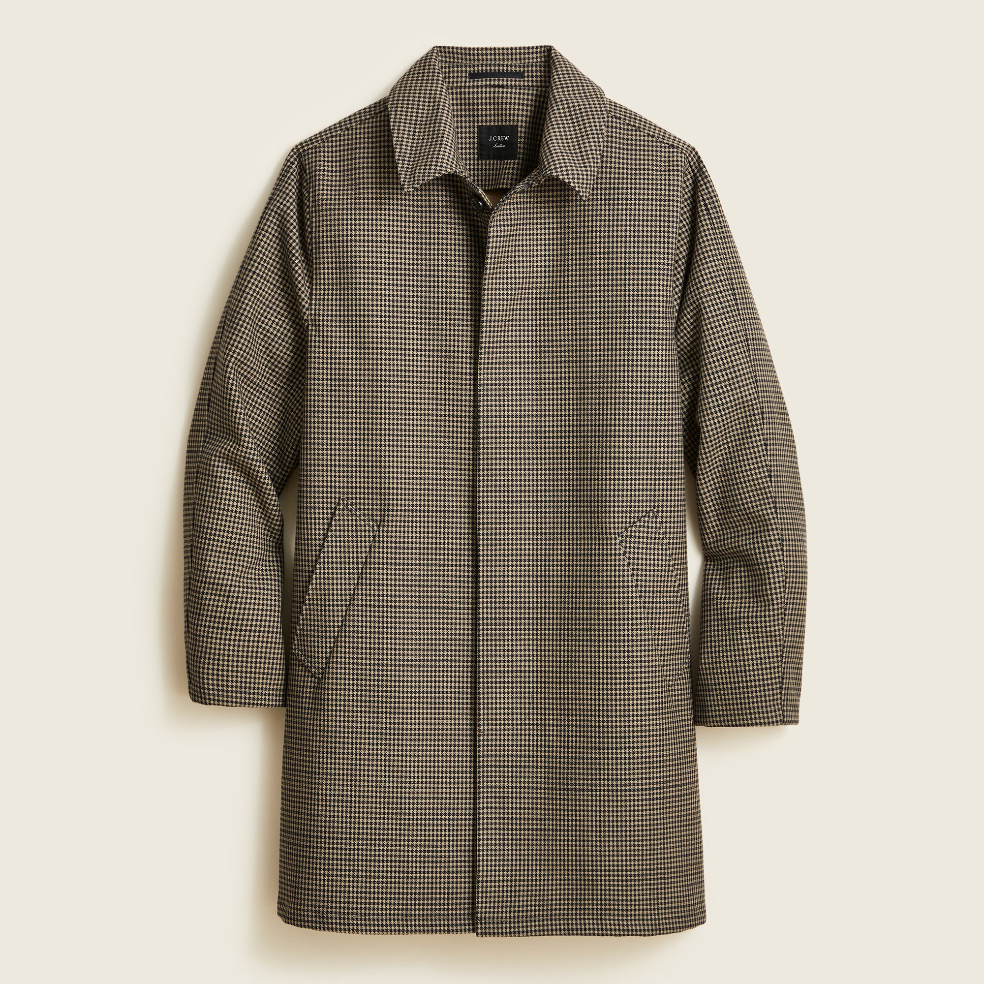 Ludlow car coat in Italian cotton