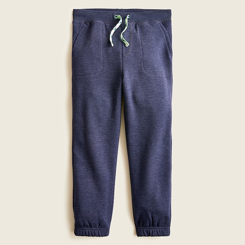 j.crew: boys' cozy fleece jogger pant for boys, right side, view zoomed