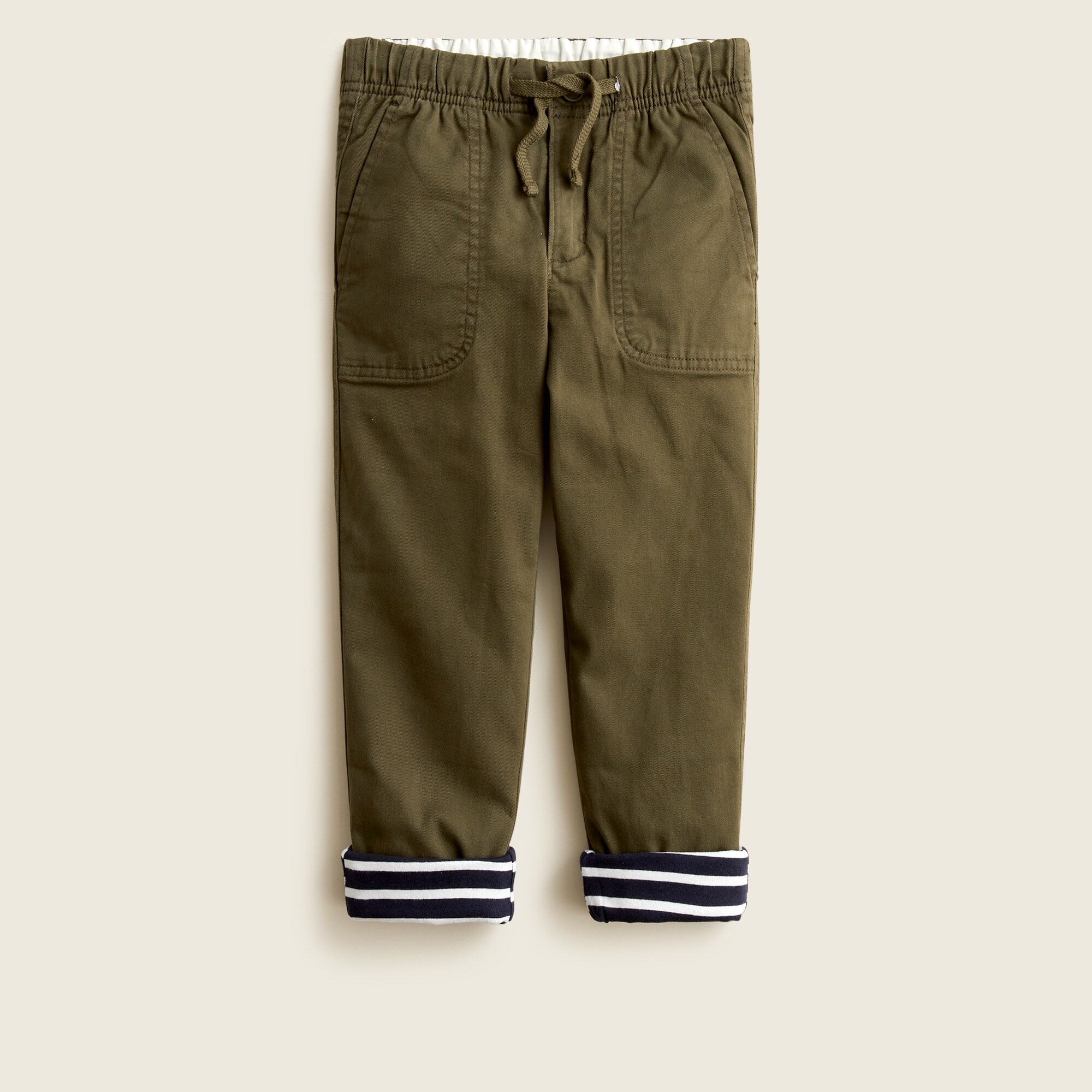 Boys' lined chino dock pant