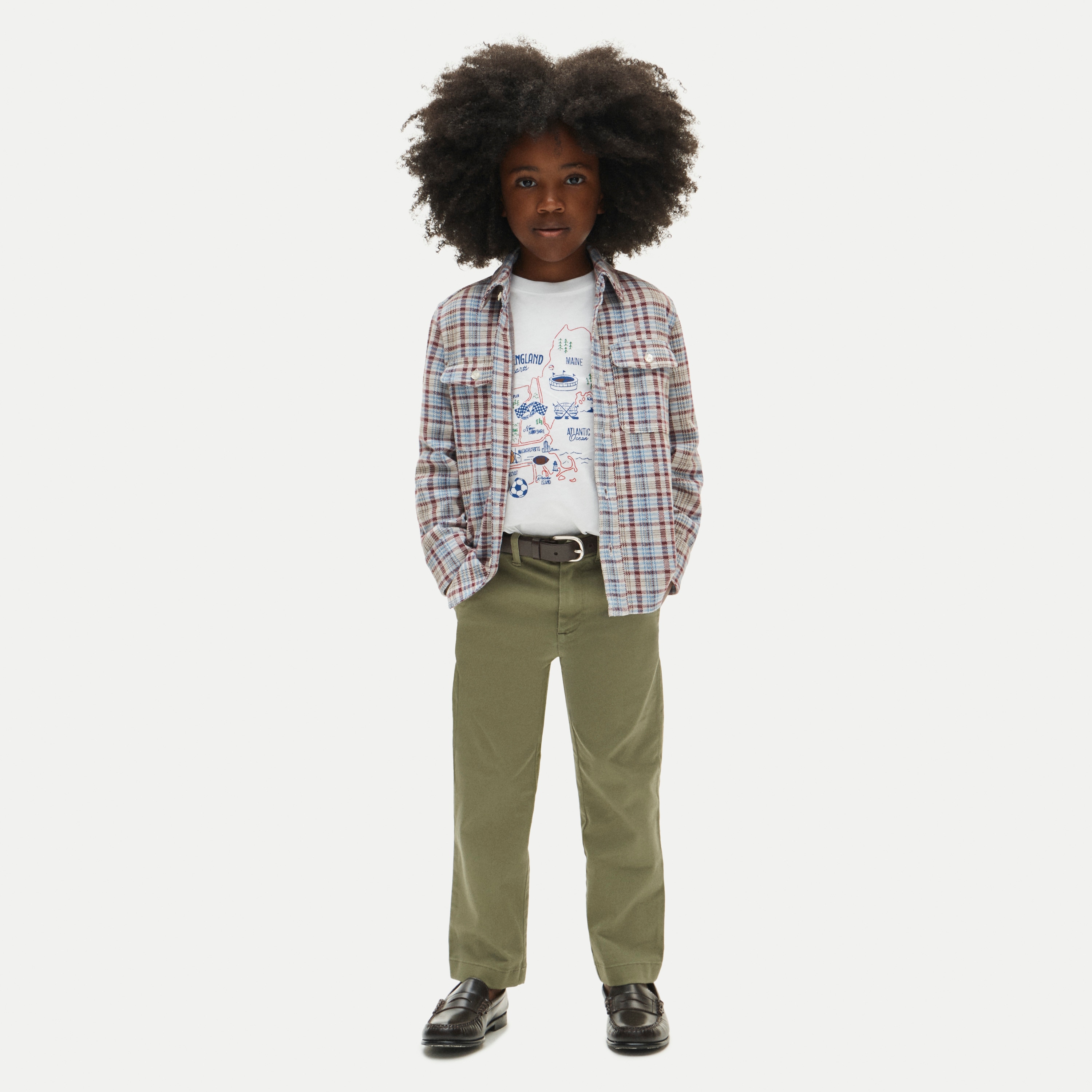Boys' slim-fit stretch chino pant